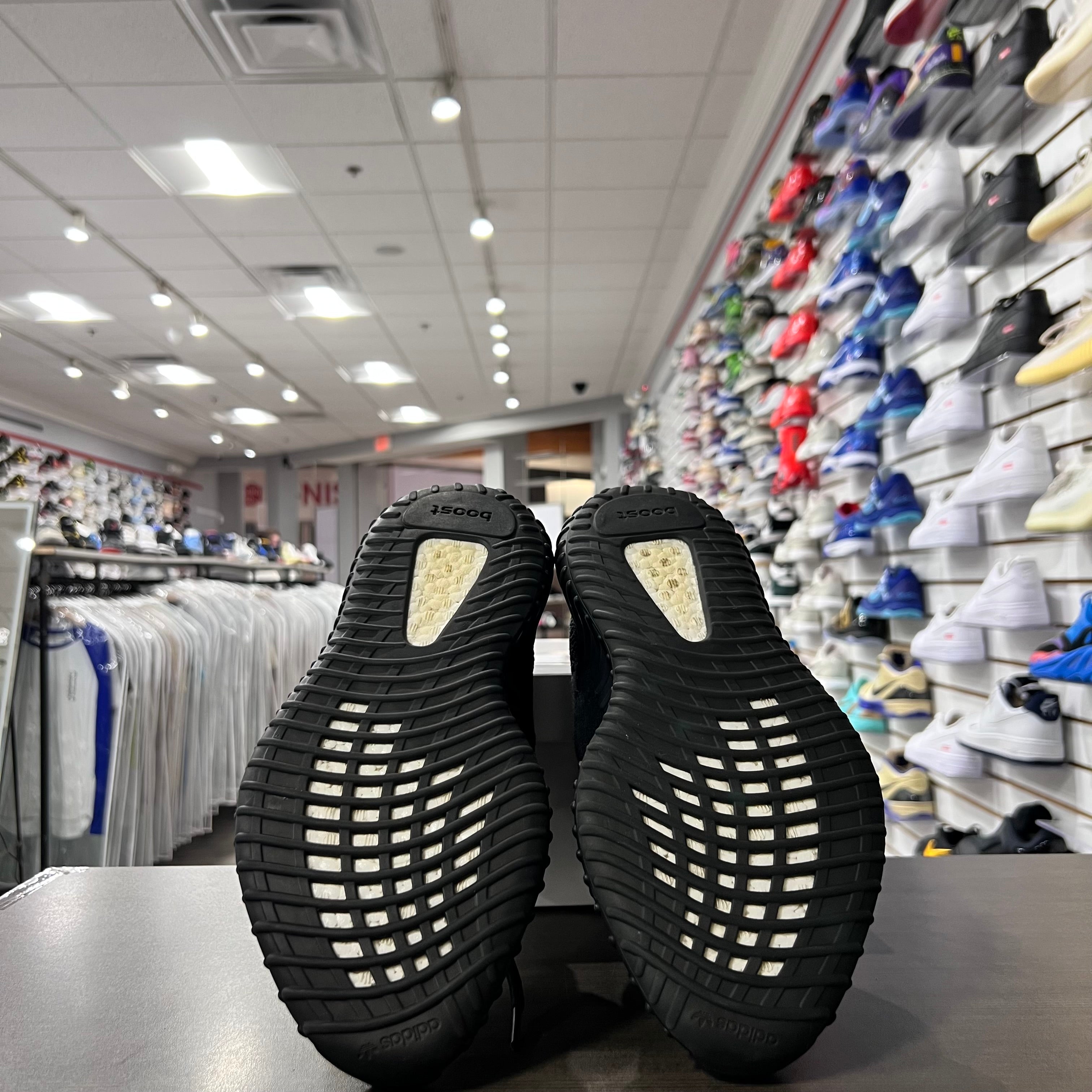 Yeezy 350 V2 Onyx (Lightly Worn + Replacement Box)