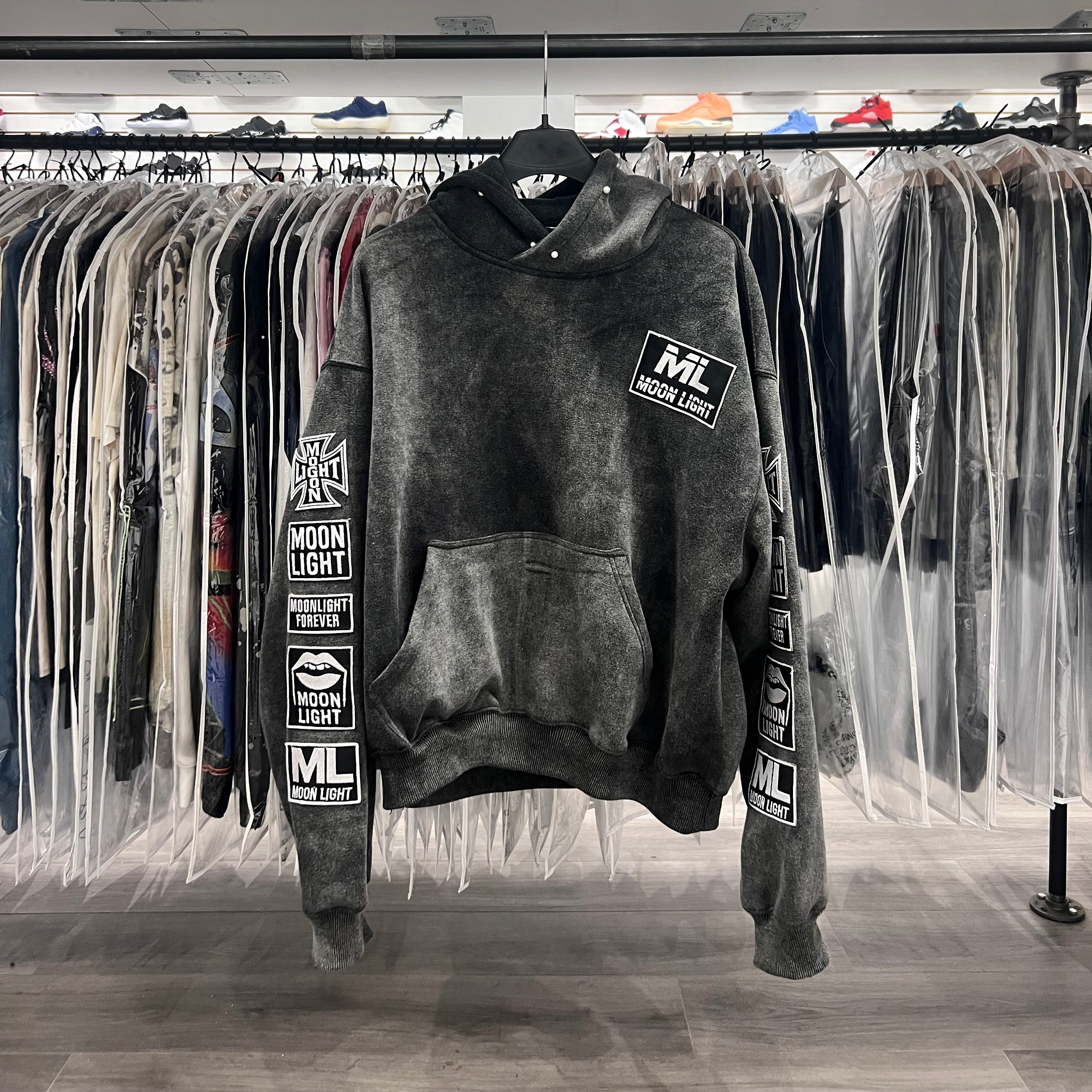 Moonlight Forever Hoodie Grey (Lightly Worn)