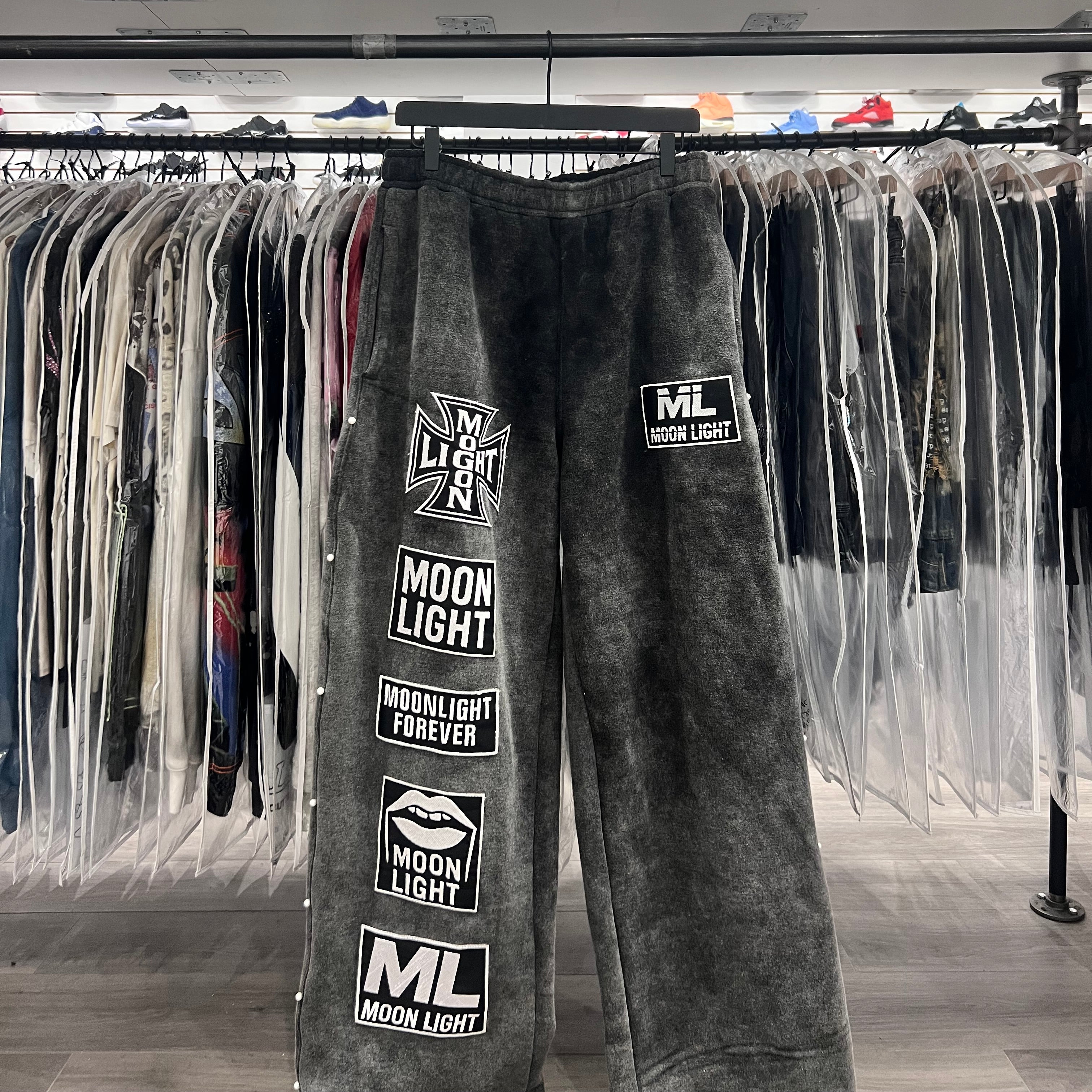 Moonlight Forever Sweat Pants Grey (Lightly Worn)