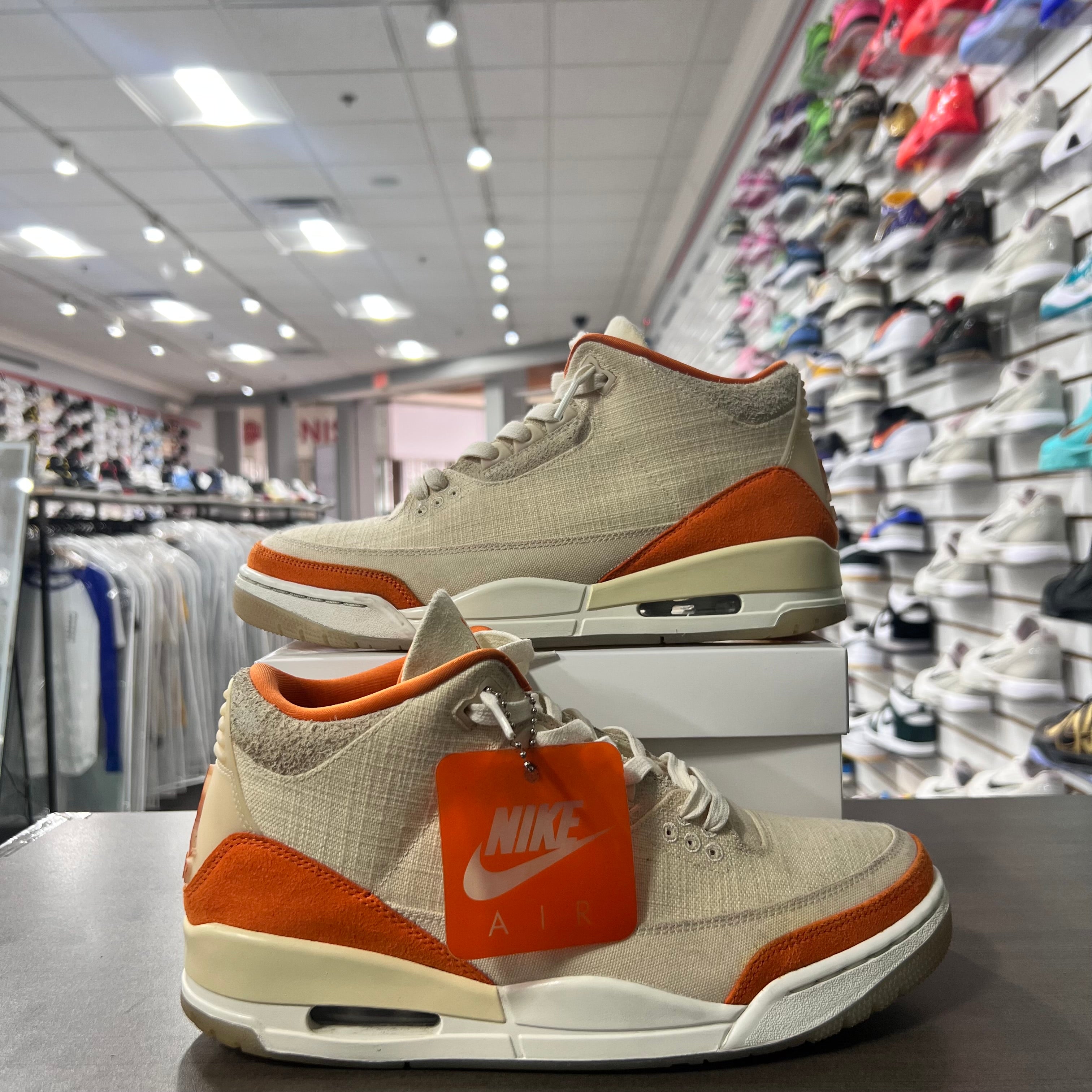 Jordan Retro 3 Womens Starfish (Lightly Worn+Replacement Box)