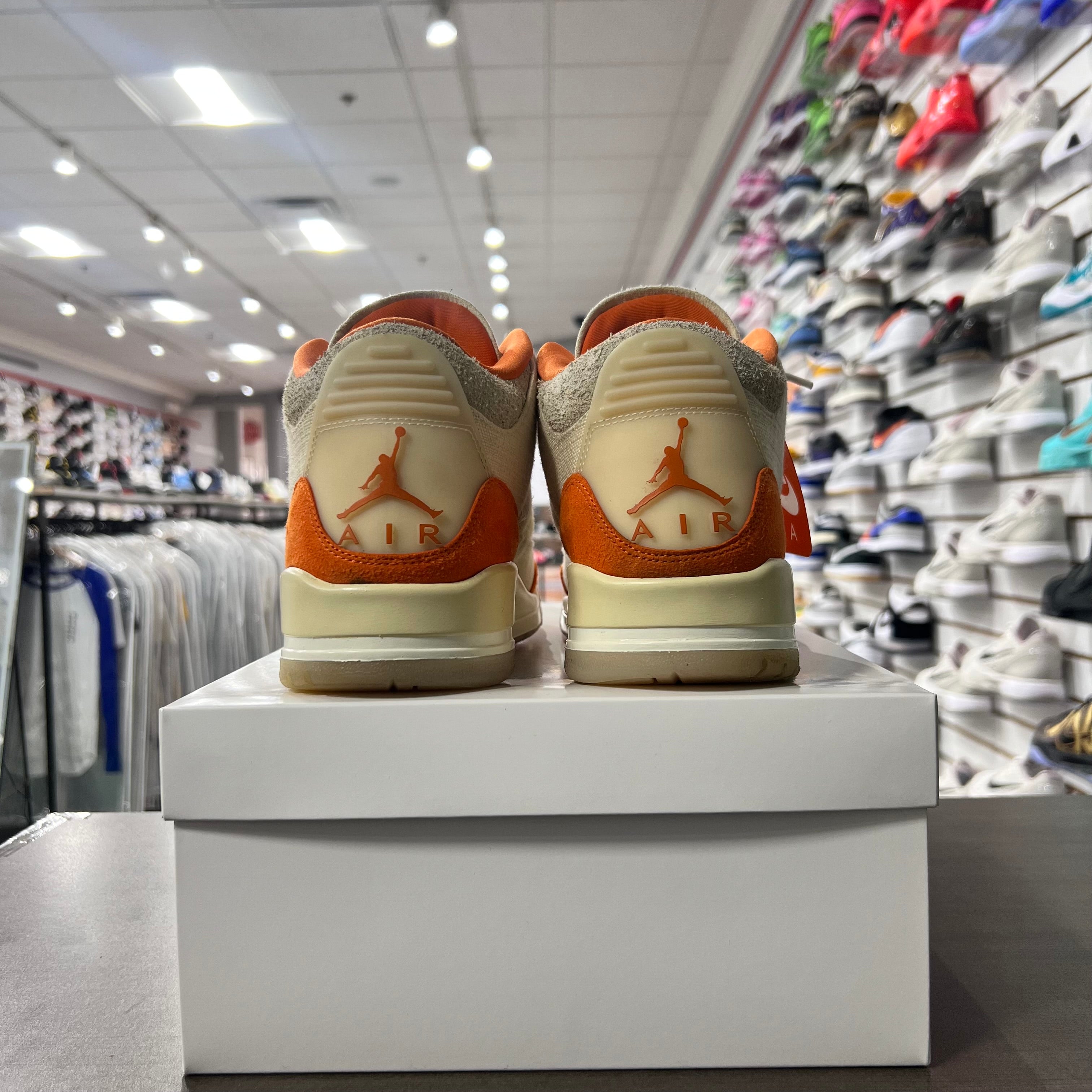 Jordan Retro 3 Womens Starfish (Lightly Worn+Replacement Box)