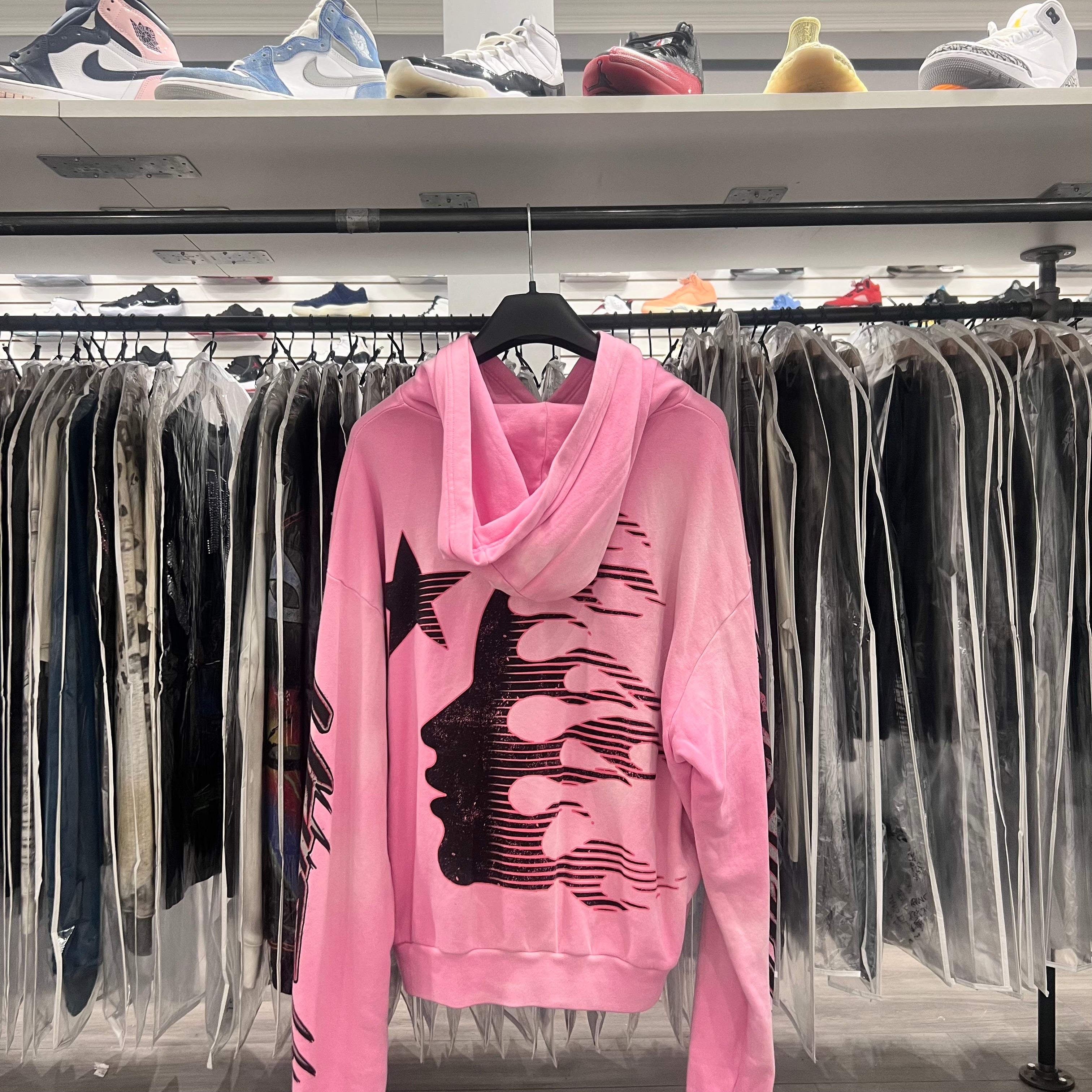 Hellstar Brainwashed Hoodie Pink (Lightly Worn)