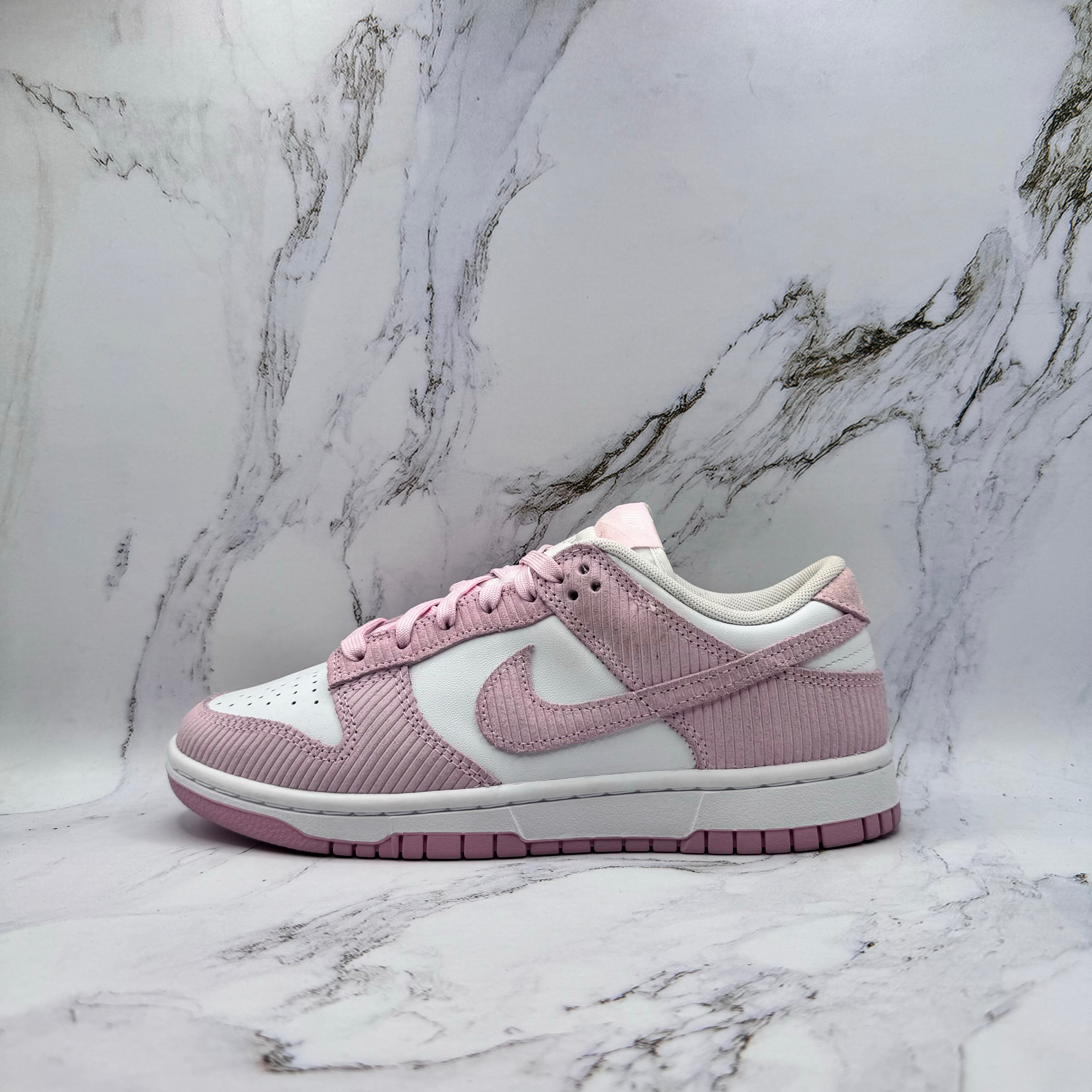 Nike Dunk Low Womens Pink Courderoy