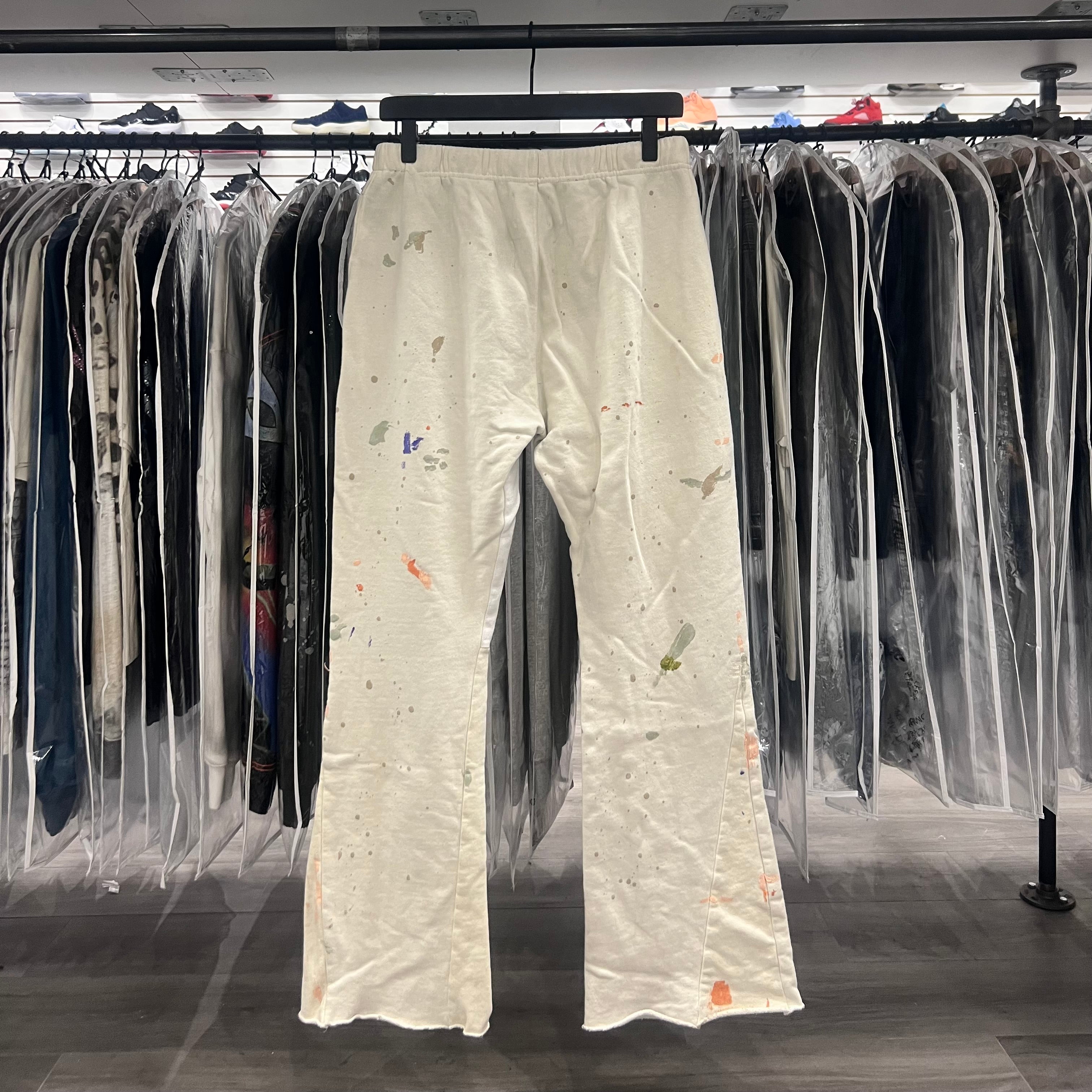 Gallery Flare Sweat Pants Cream (Lightly Worn)