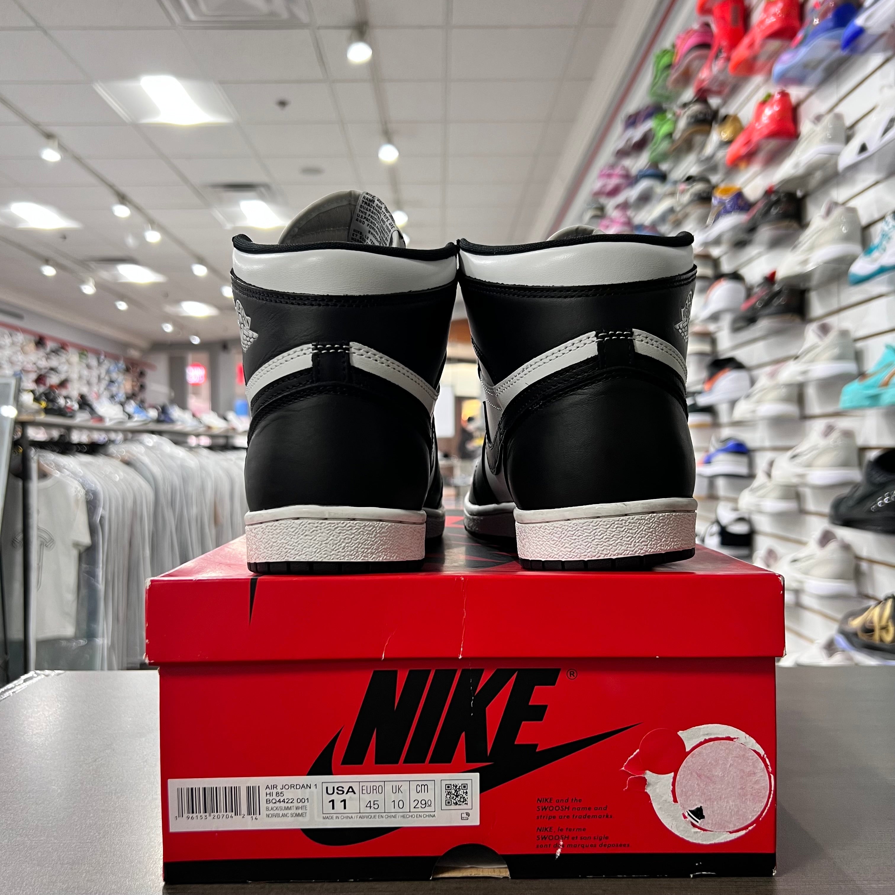 Jordan Retro 1 High 85 Black White (Lightly Worn)