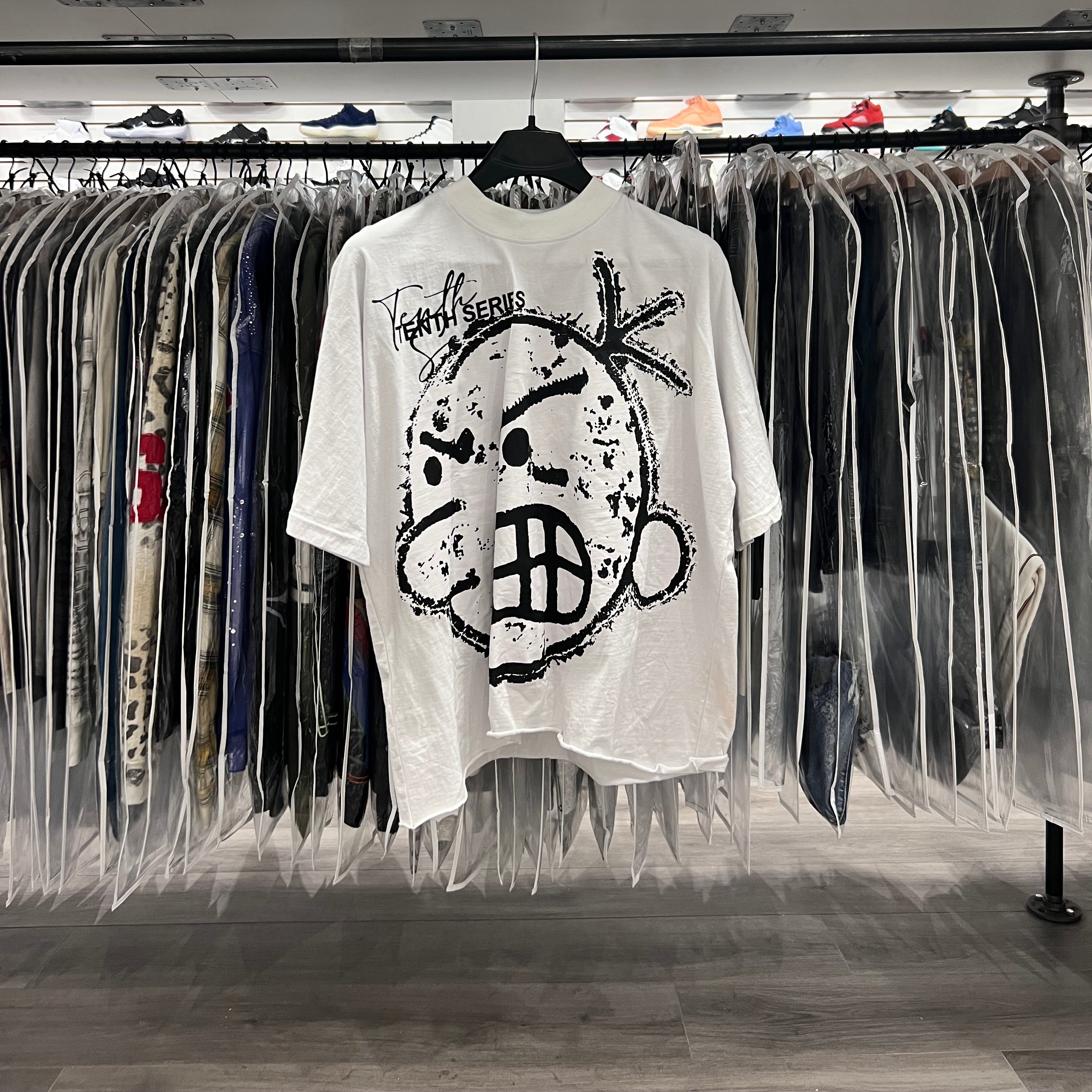 10th Series No Squares Tee White (Lightly Worn)