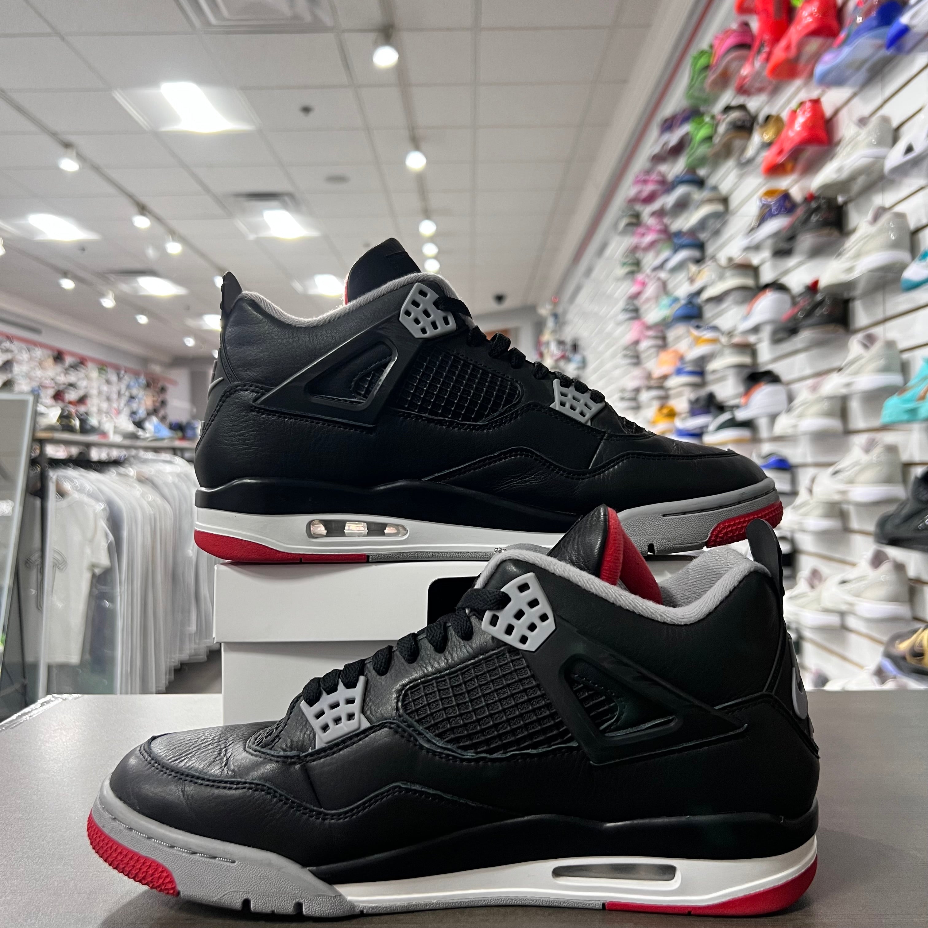 Jordan Retro 4 Mens Bred Reimagined (Lightly Worn+Replacement Box)