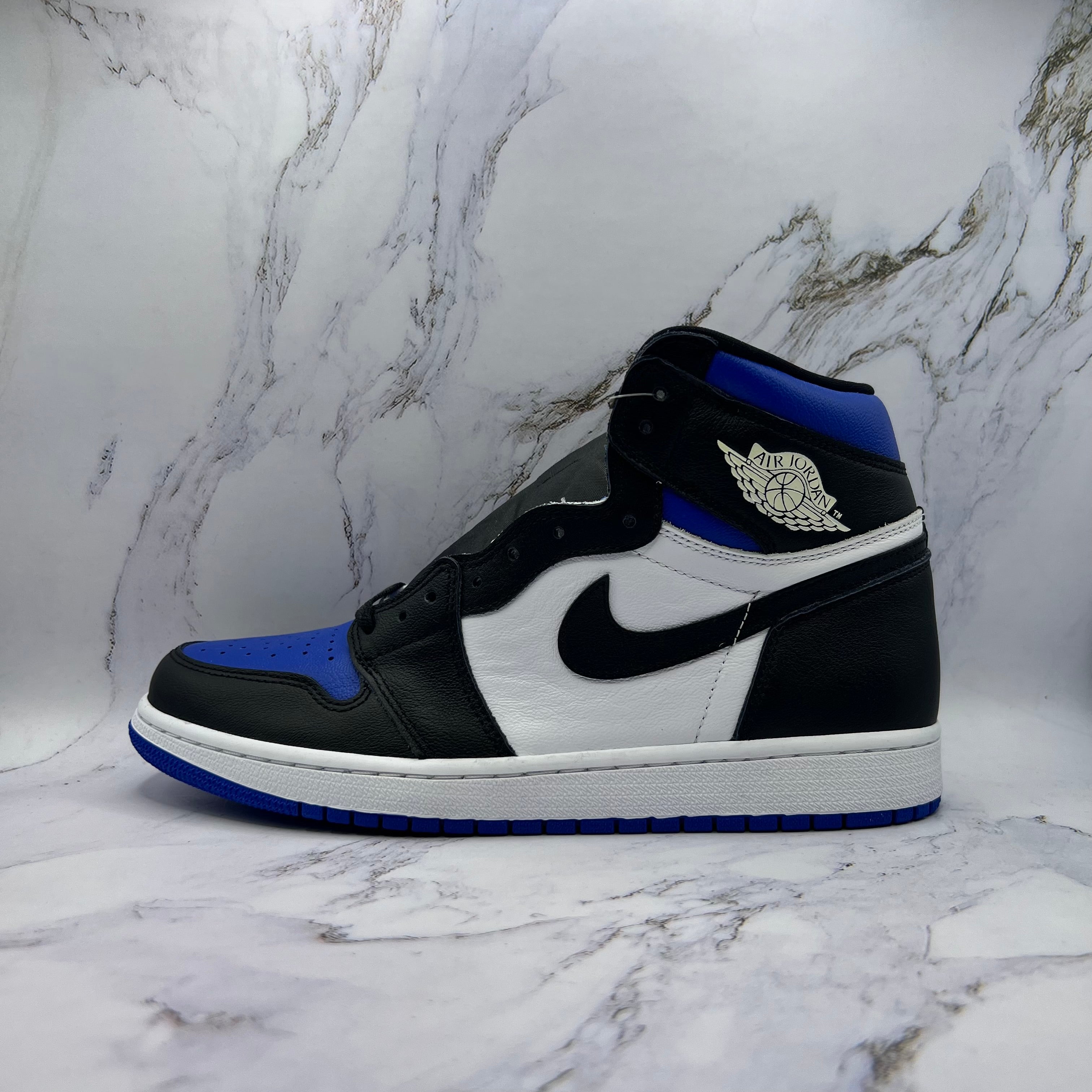 Jordan Retro 1 High Og Mens Royal Toe (Replacement Box)