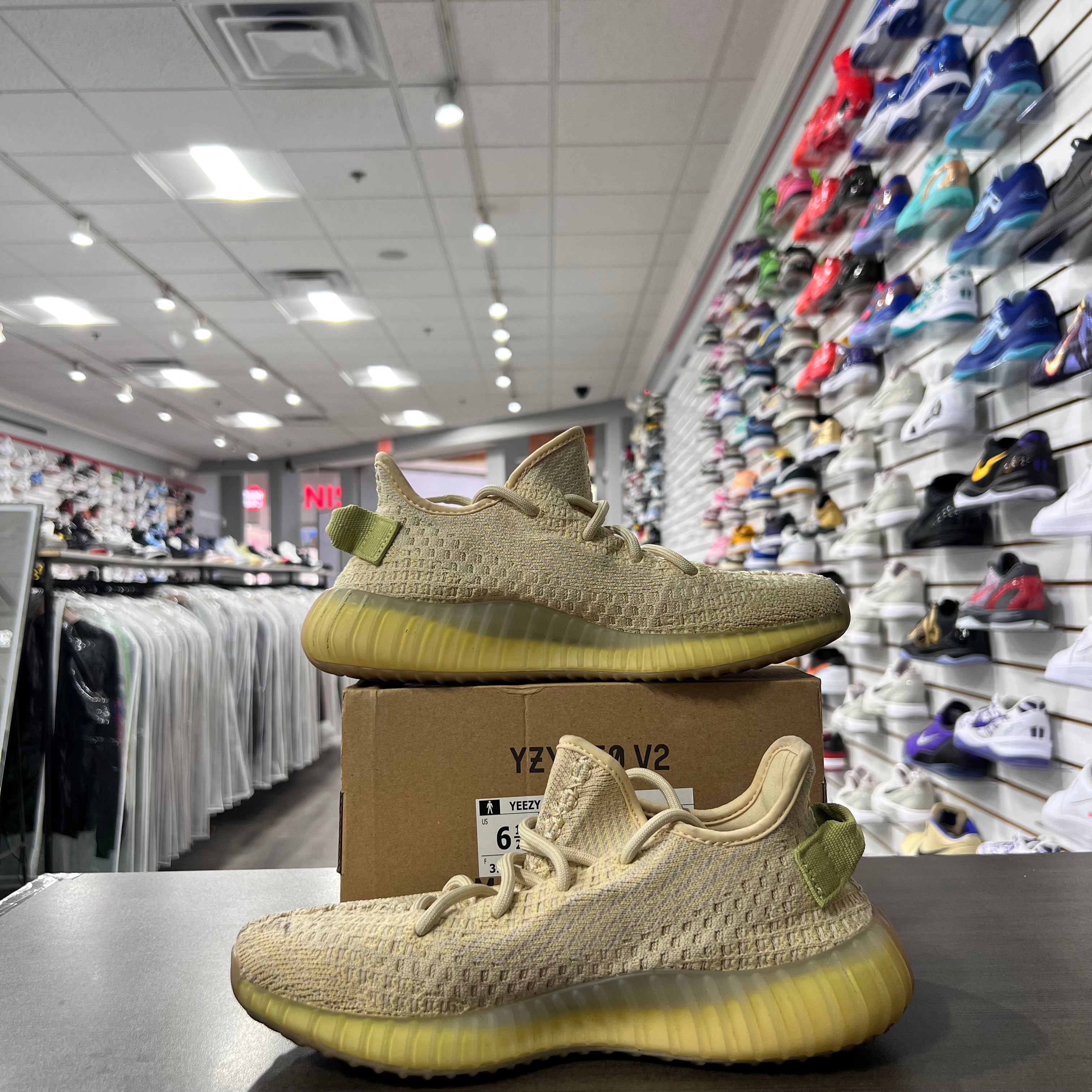 Yeezy 350 V2 Flax (Lightly Worn)