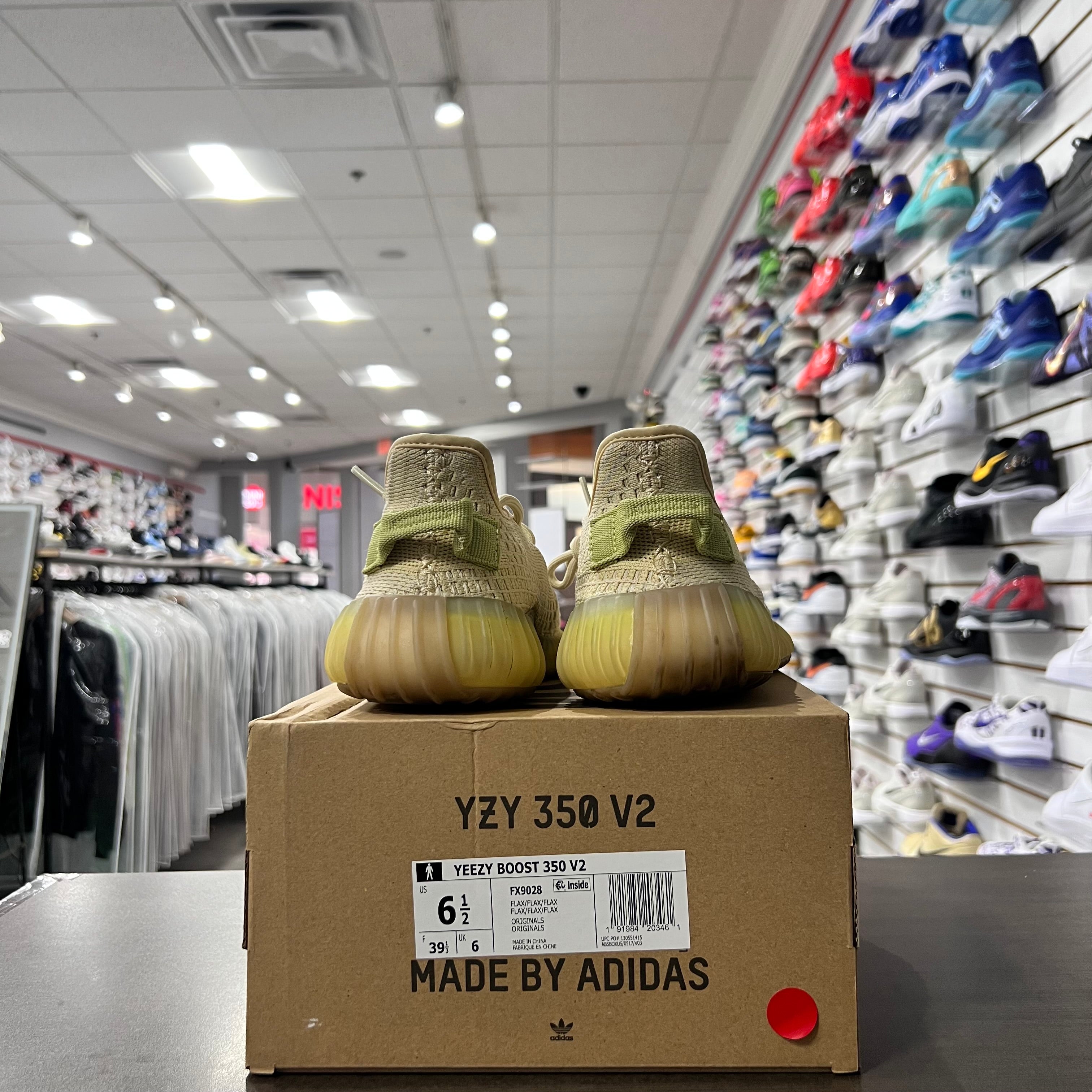 Yeezy 350 V2 Flax (Lightly Worn)