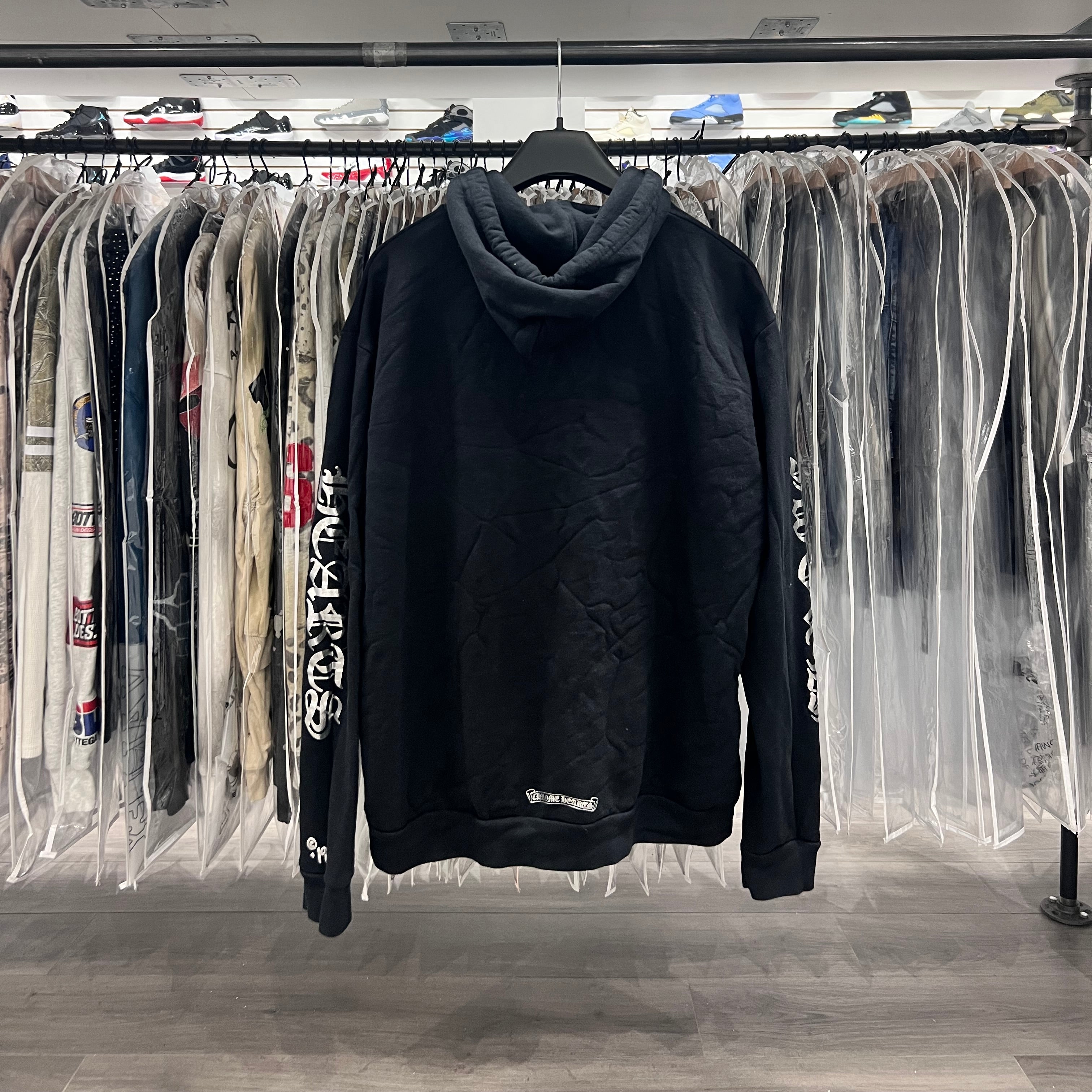 Chrome Hearts 1988 Black Silver Pull Over Hoodie (Lightly Worn)