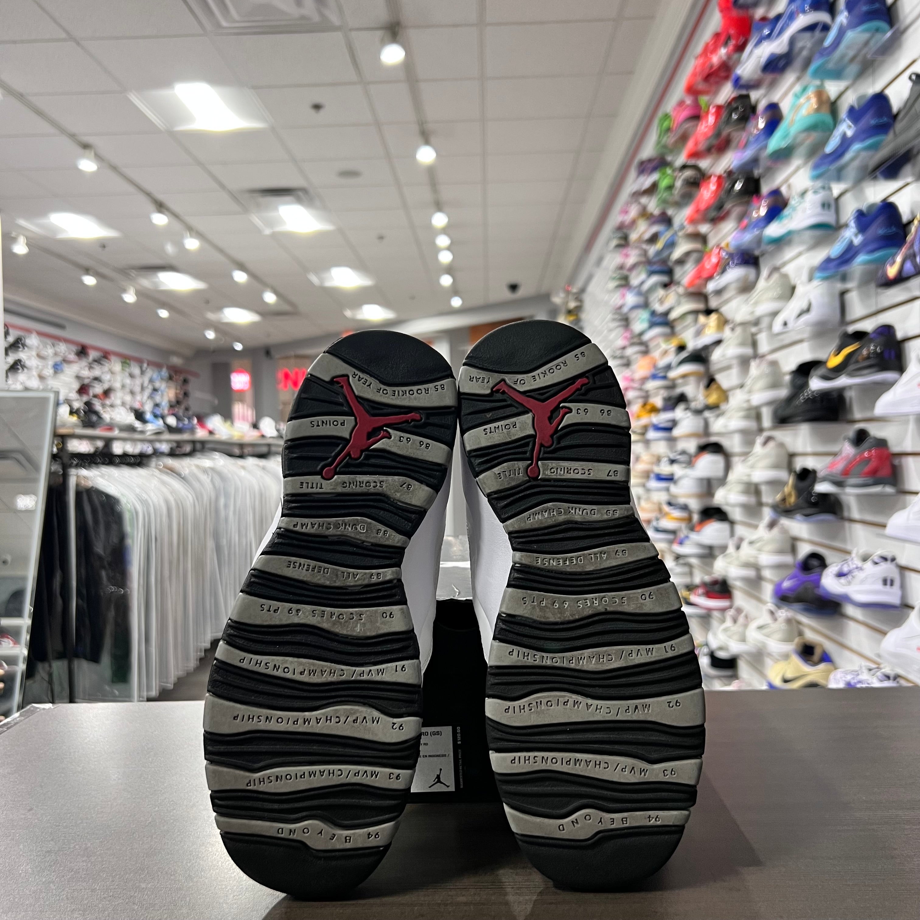 Jordan Retro 10 Gs Steel (2013)(Lightly Worn)