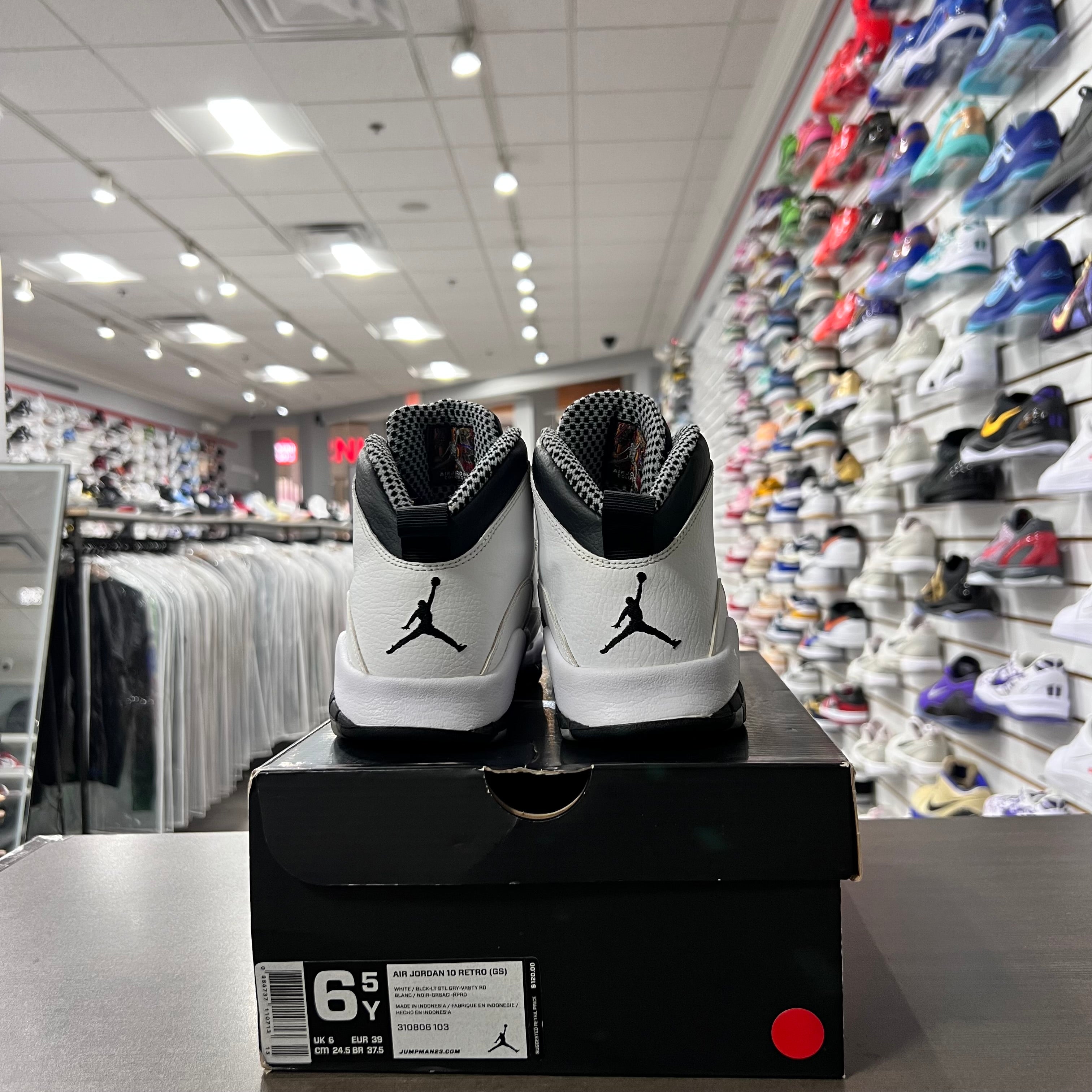 Jordan Retro 10 Gs Steel (2013)(Lightly Worn)