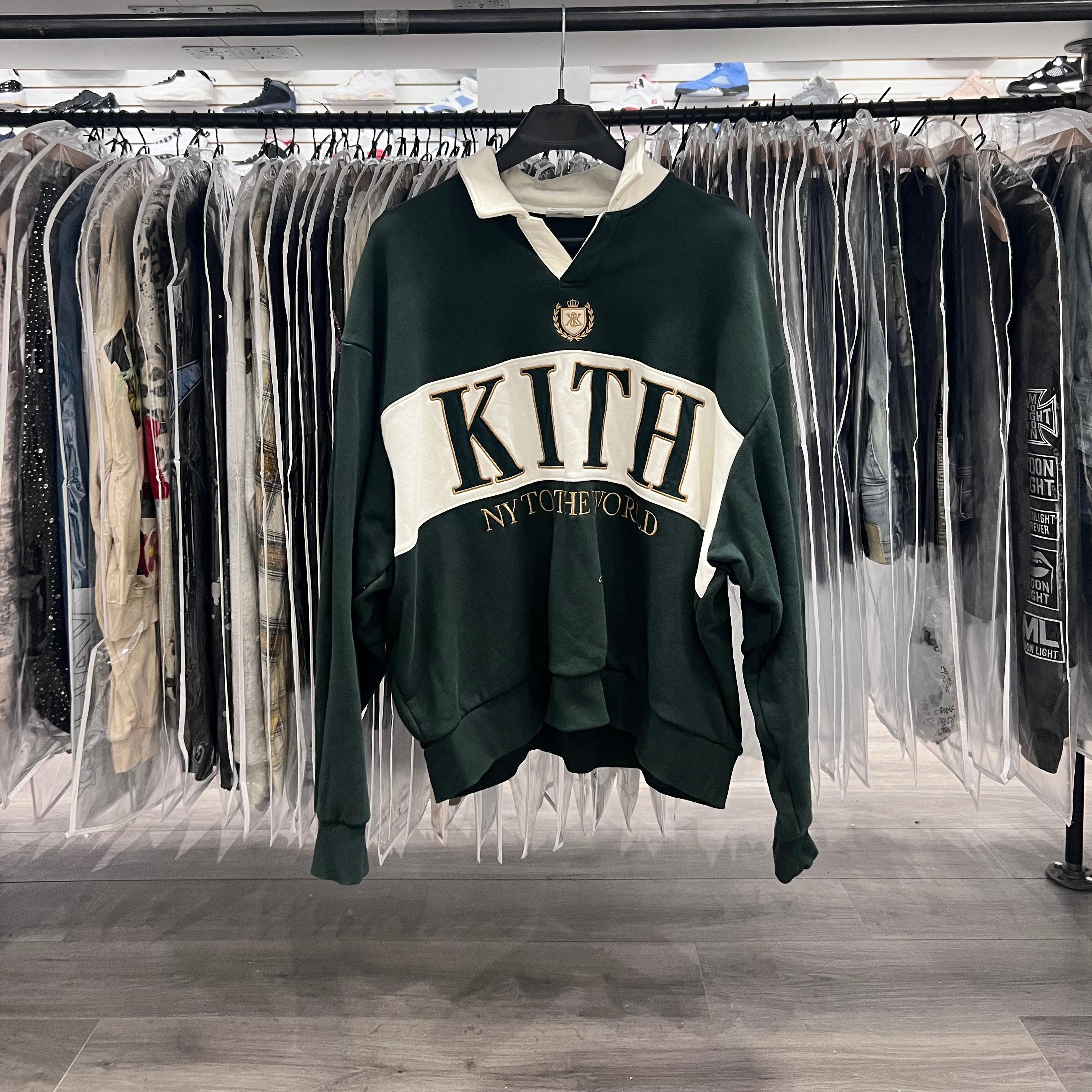 Kith NYC Crewneck Green (Lightly Worn)