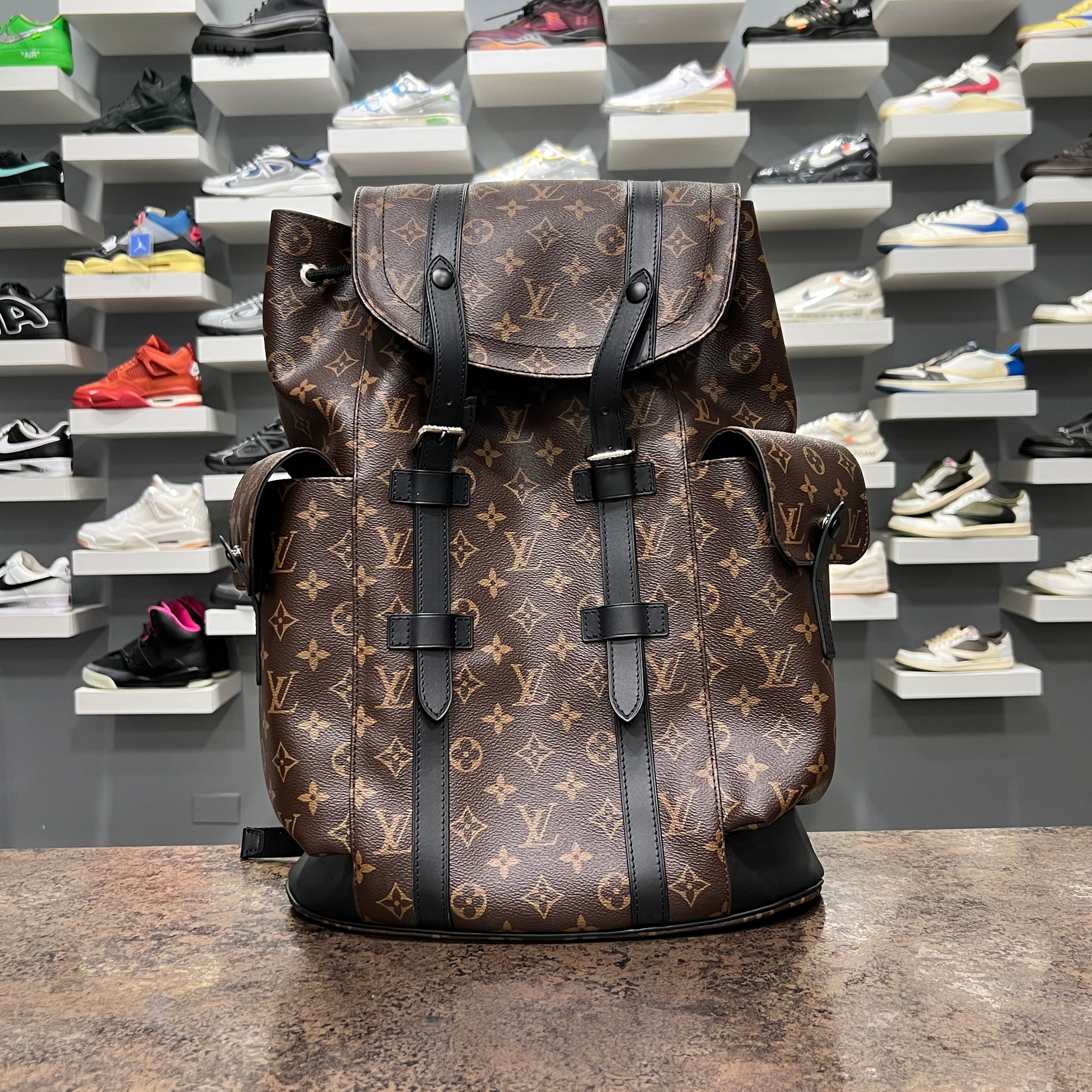 Louis Vuitton Christopher Backpack Monogram Brown (Lightly Worn)