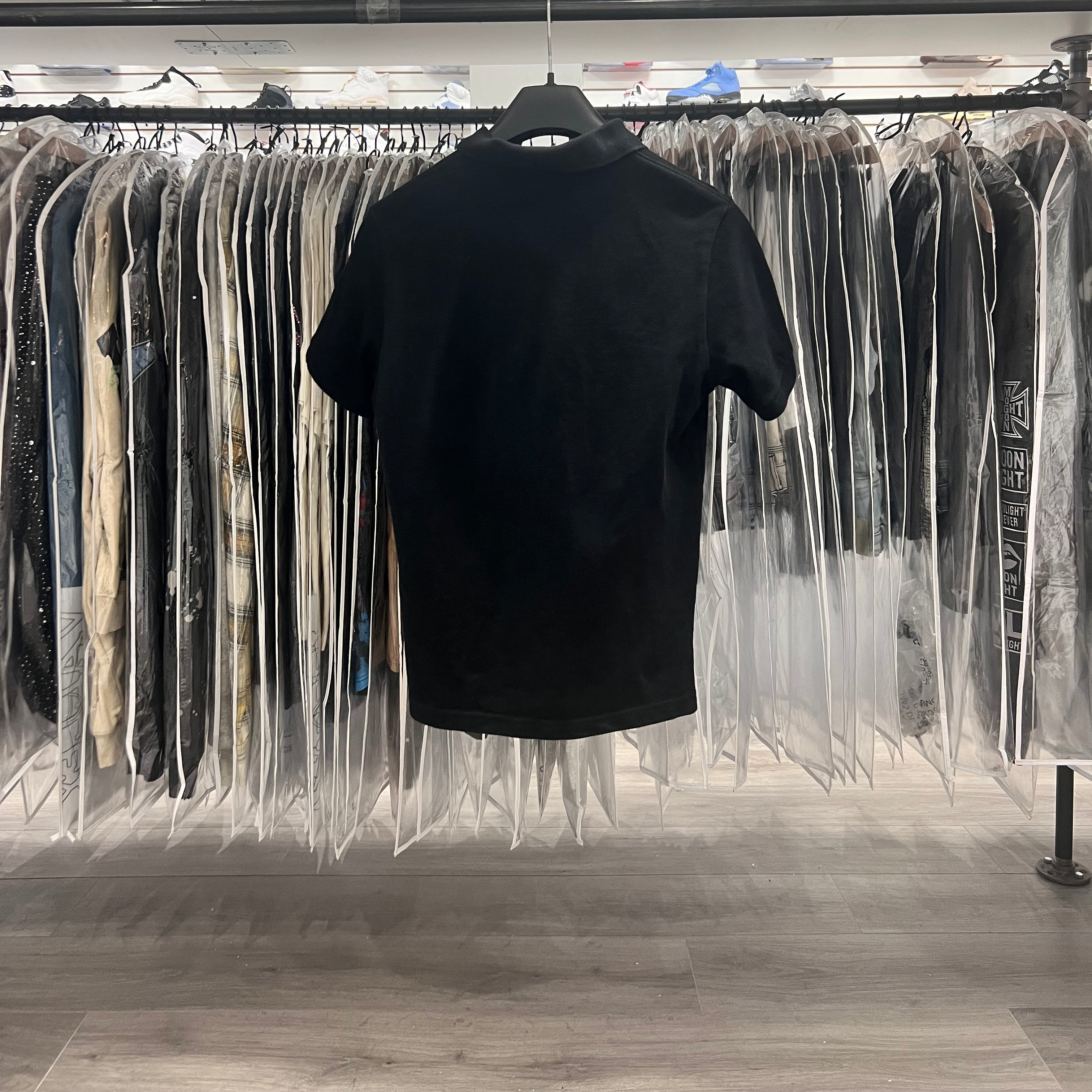Dior Embroidered Patch Polo Black (Lightly Worn)