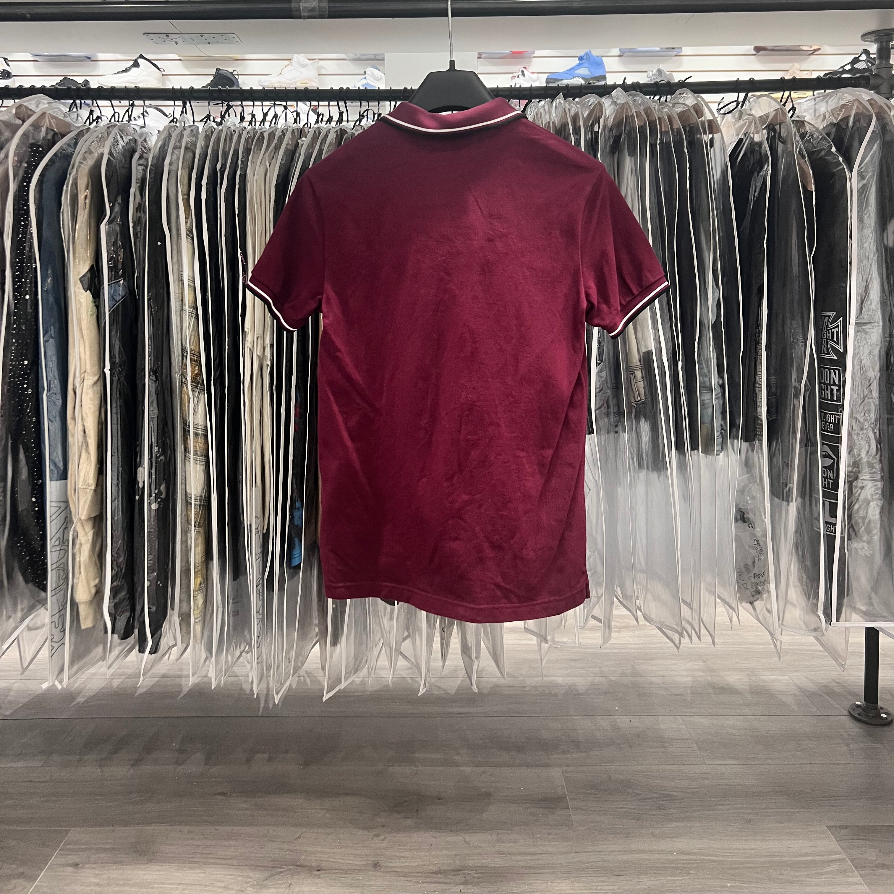 Prada Burgundy Polo Shirt (Lightly Worn)
