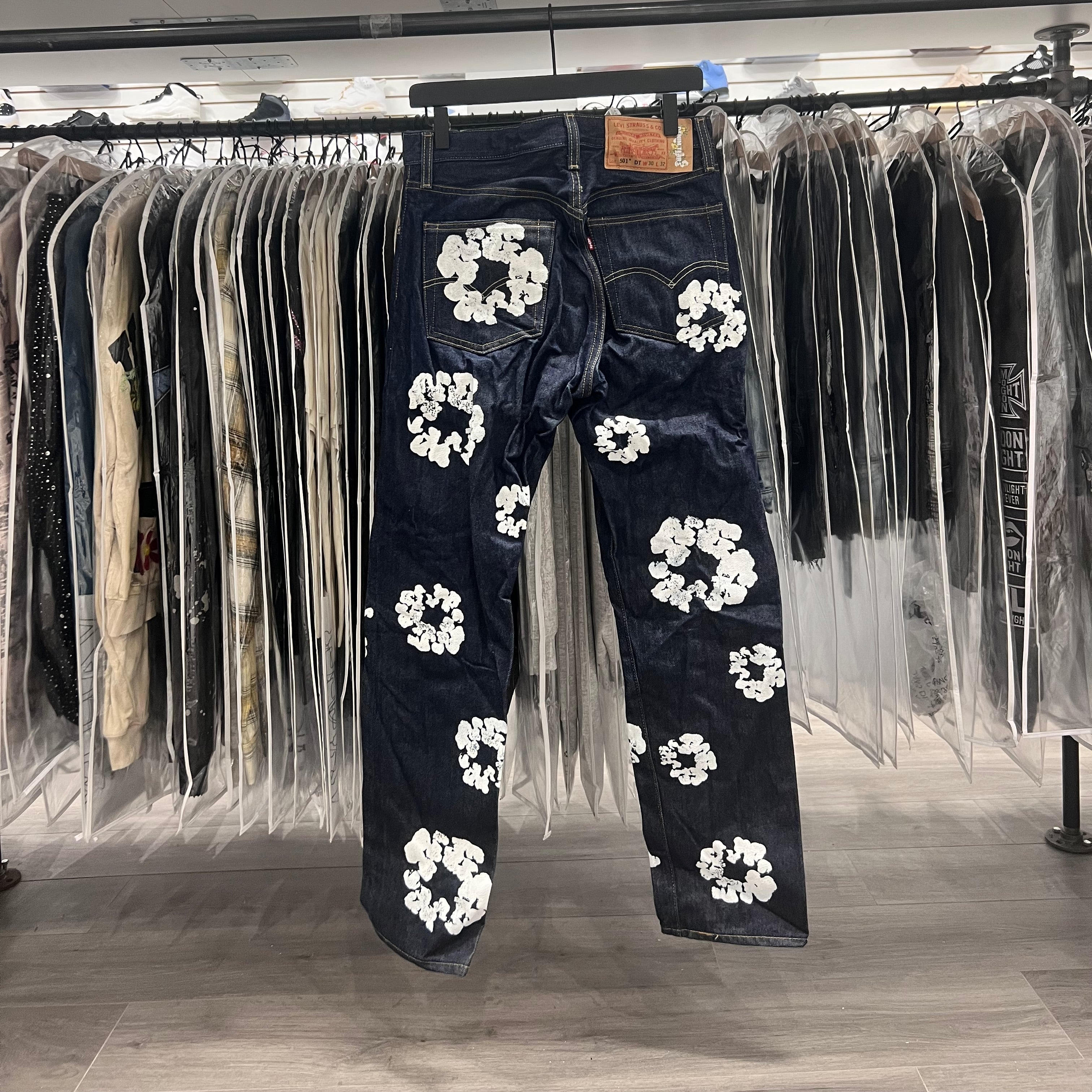 Denim Tears X Levi Strauss Jeans Dark Blue (Lightly Worn)