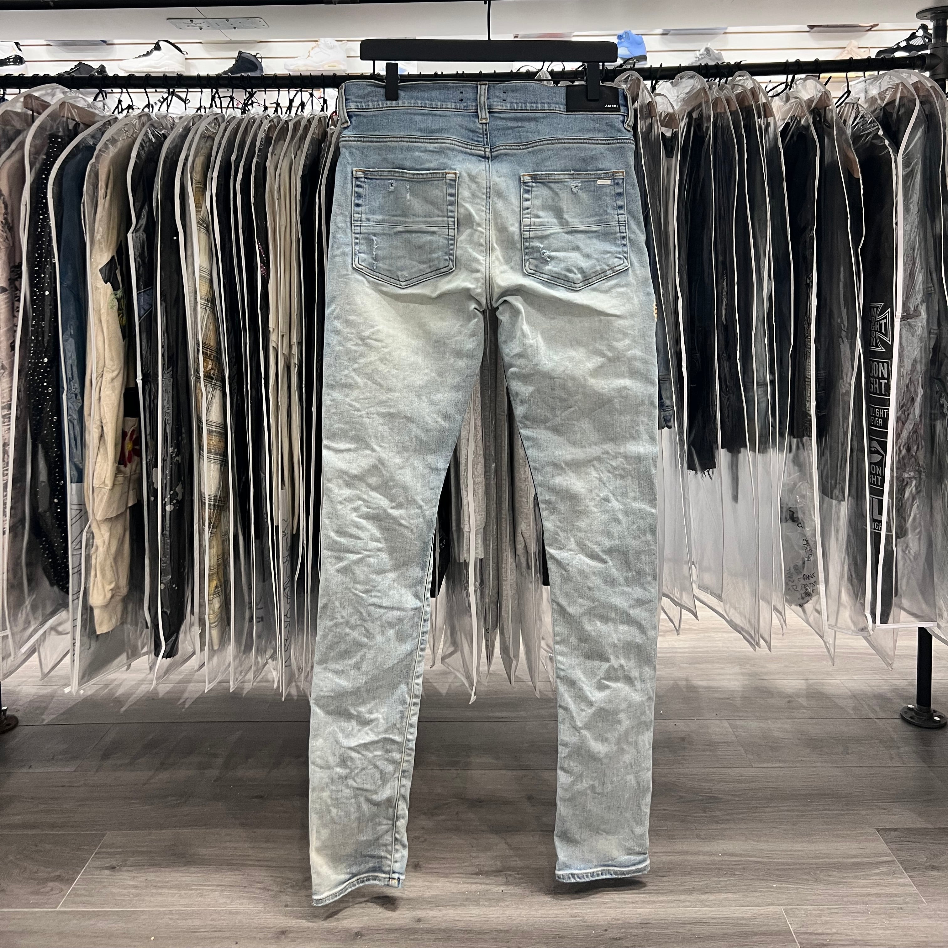 Amiri Eagle 76 Patch Jeans (Lightly Worn)
