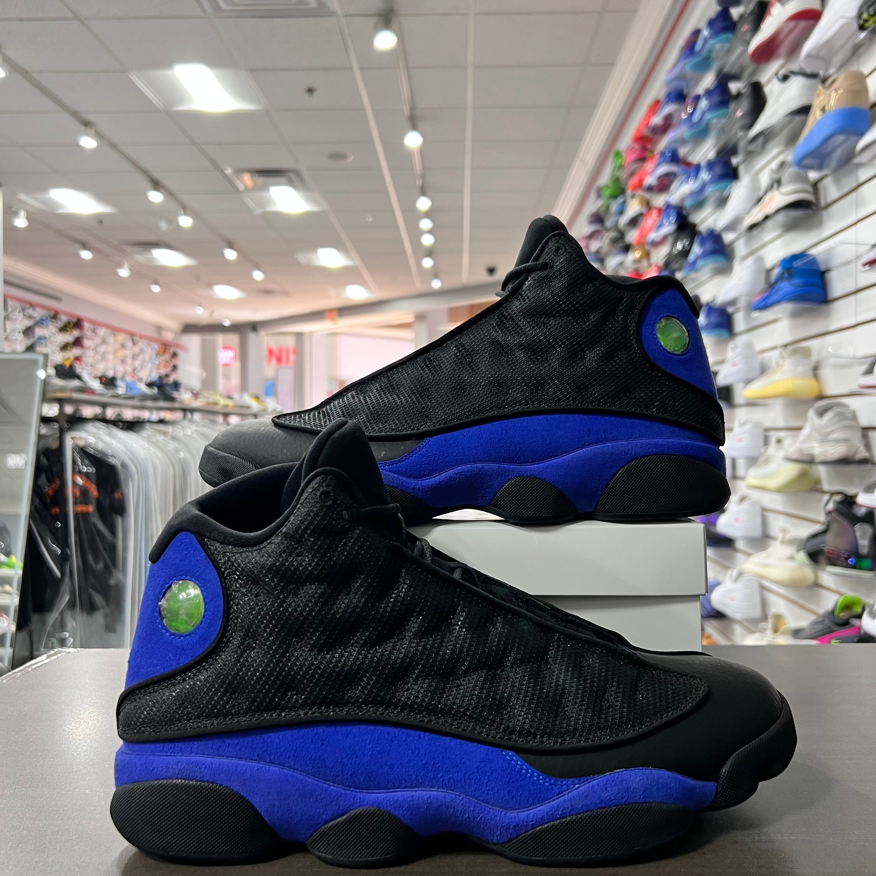 Jordan Retro 13 Mens Black Hyper Royal (Lightly Worn+Replacement Box)