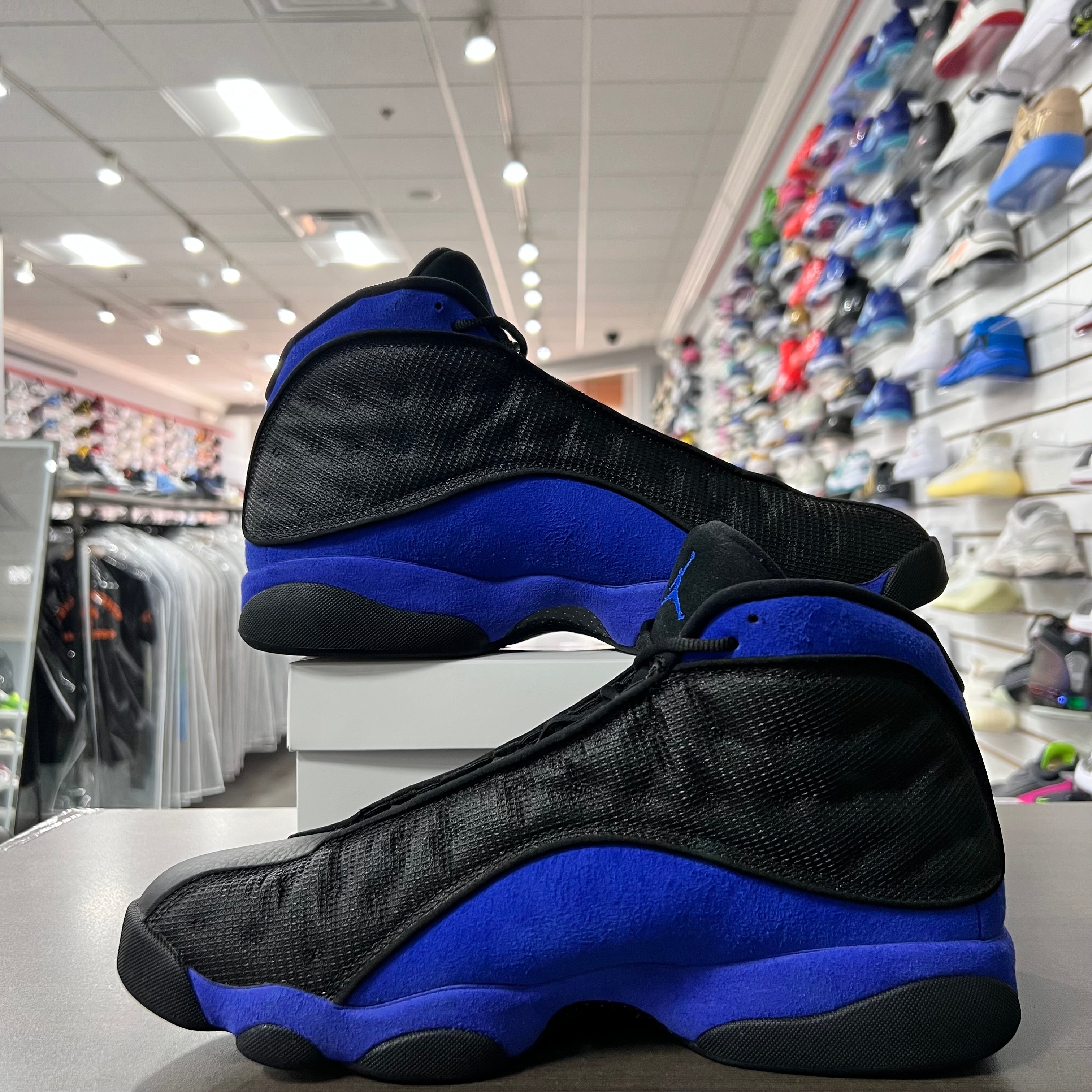 Jordan Retro 13 Mens Black Hyper Royal (Lightly Worn+Replacement Box)
