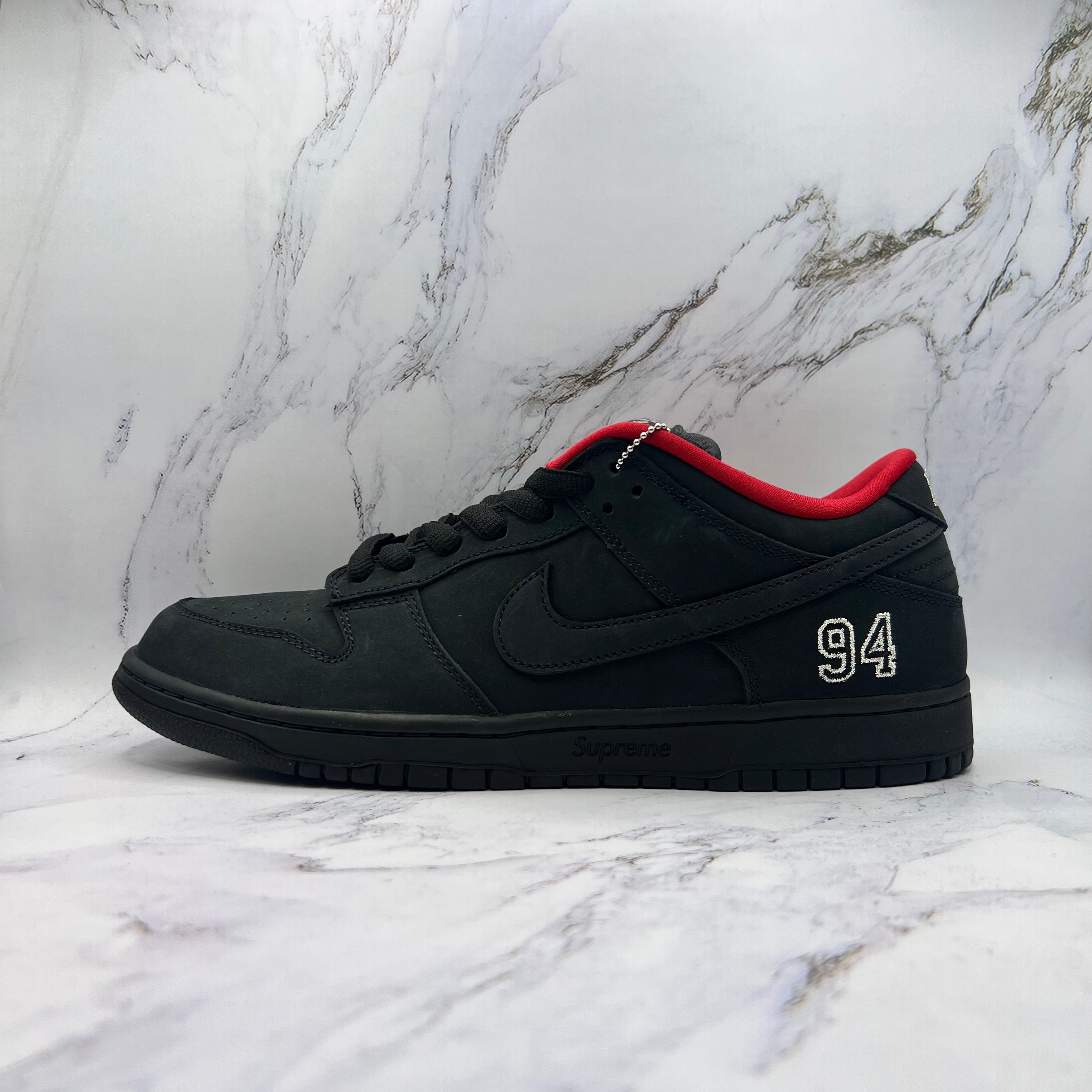 Nike SB Dunk Low Supreme 94 Black (Replacement Box)