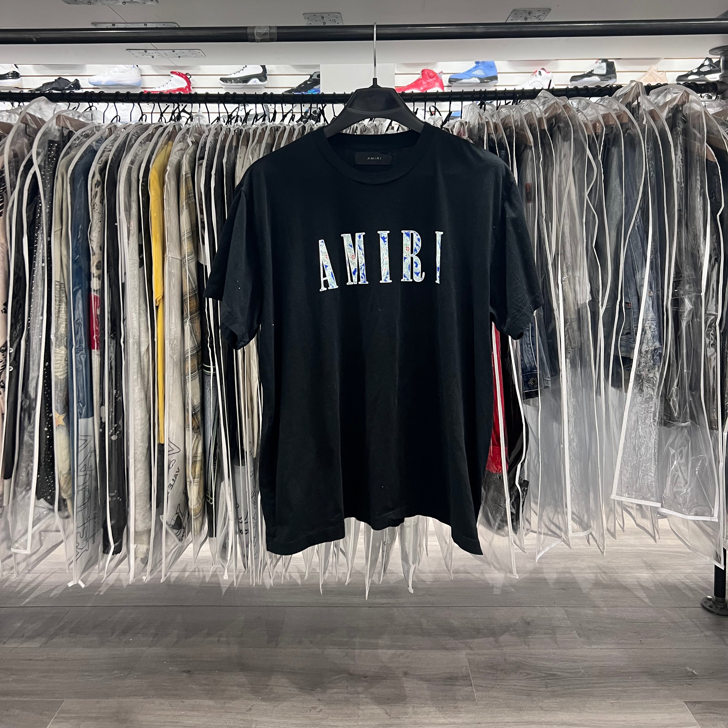 Amiri Paisley Tee Black (Lightly Worn)