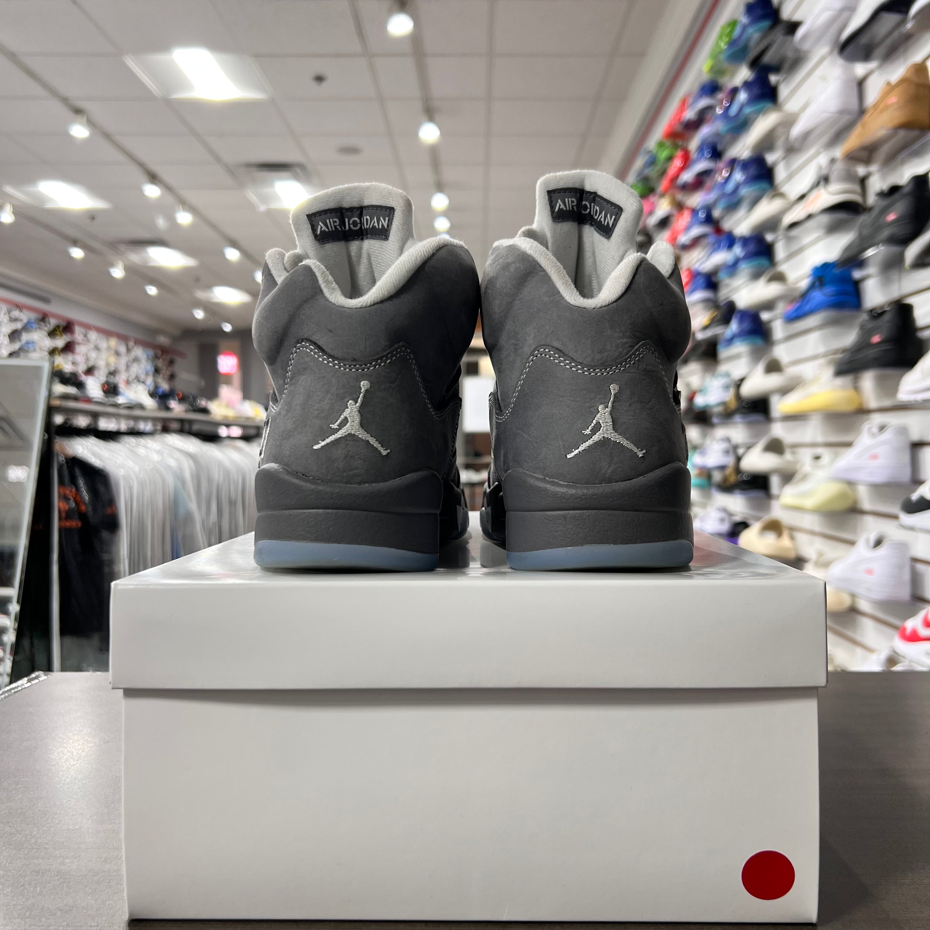 Jordan Retro 5 Mens Wolf Grey (Lightly Worn+Replacement Box)