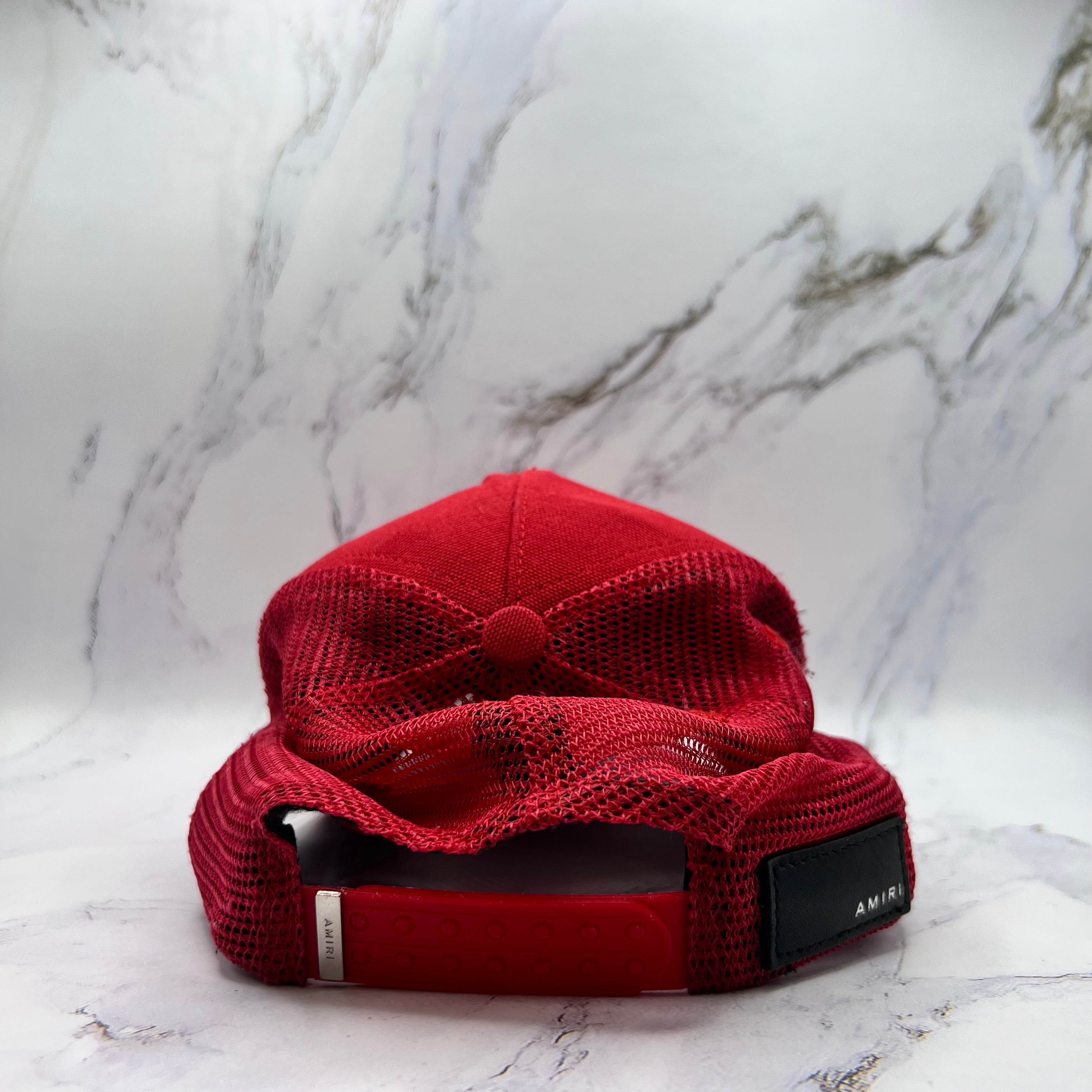 Amiri Collegiate Logo Trucker Red (Lightly Worn)