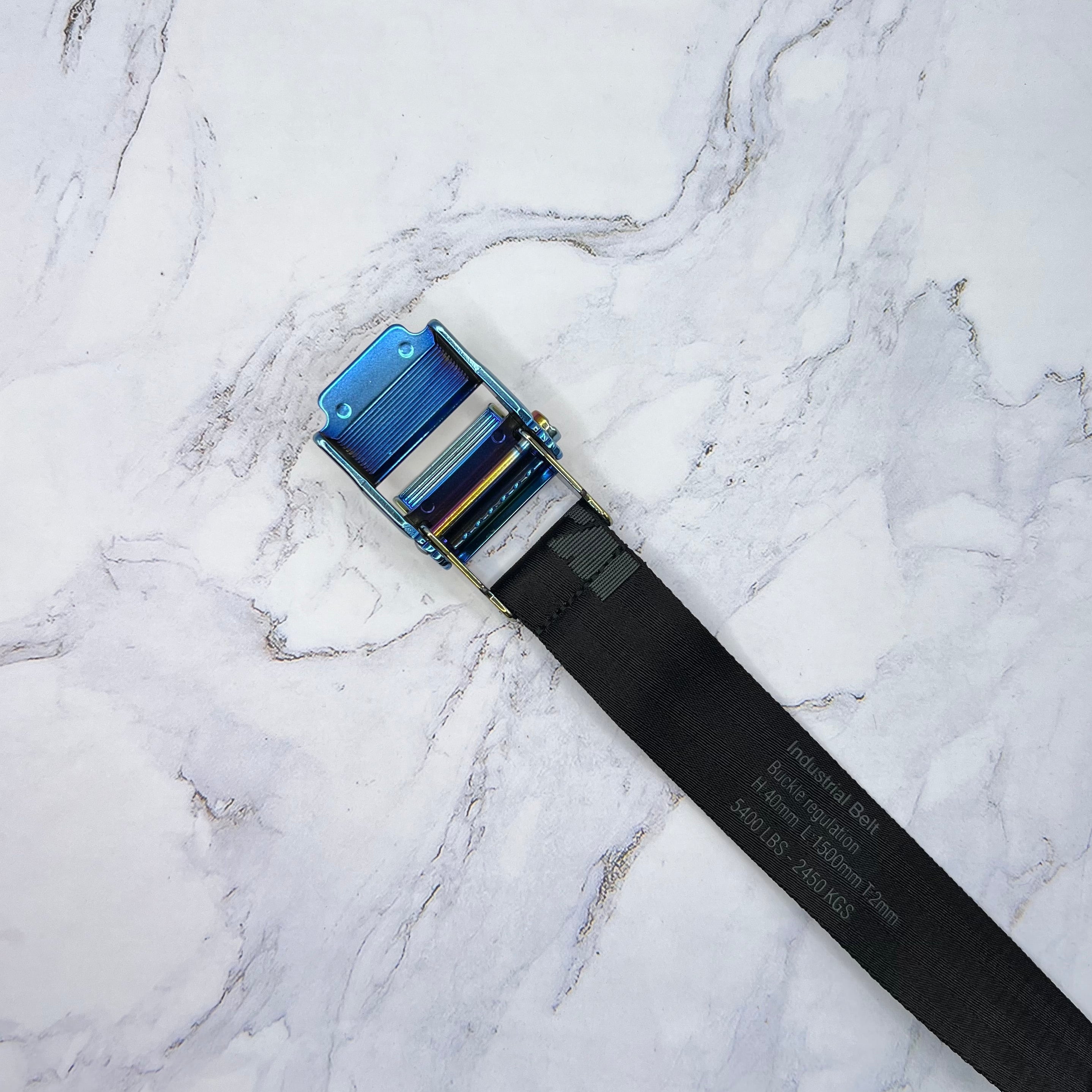 Off White Caution Belt Black (Lightly Worn)