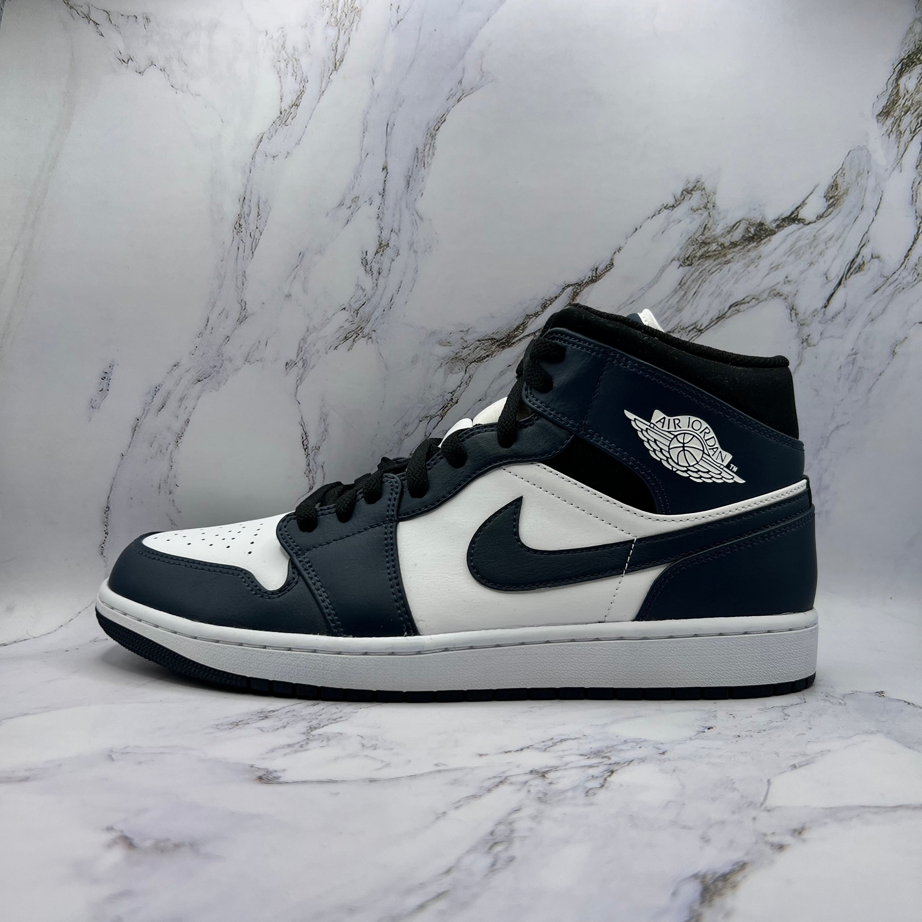 Jordan 1 Mid Mens Armory Navy (Replacement Box)
