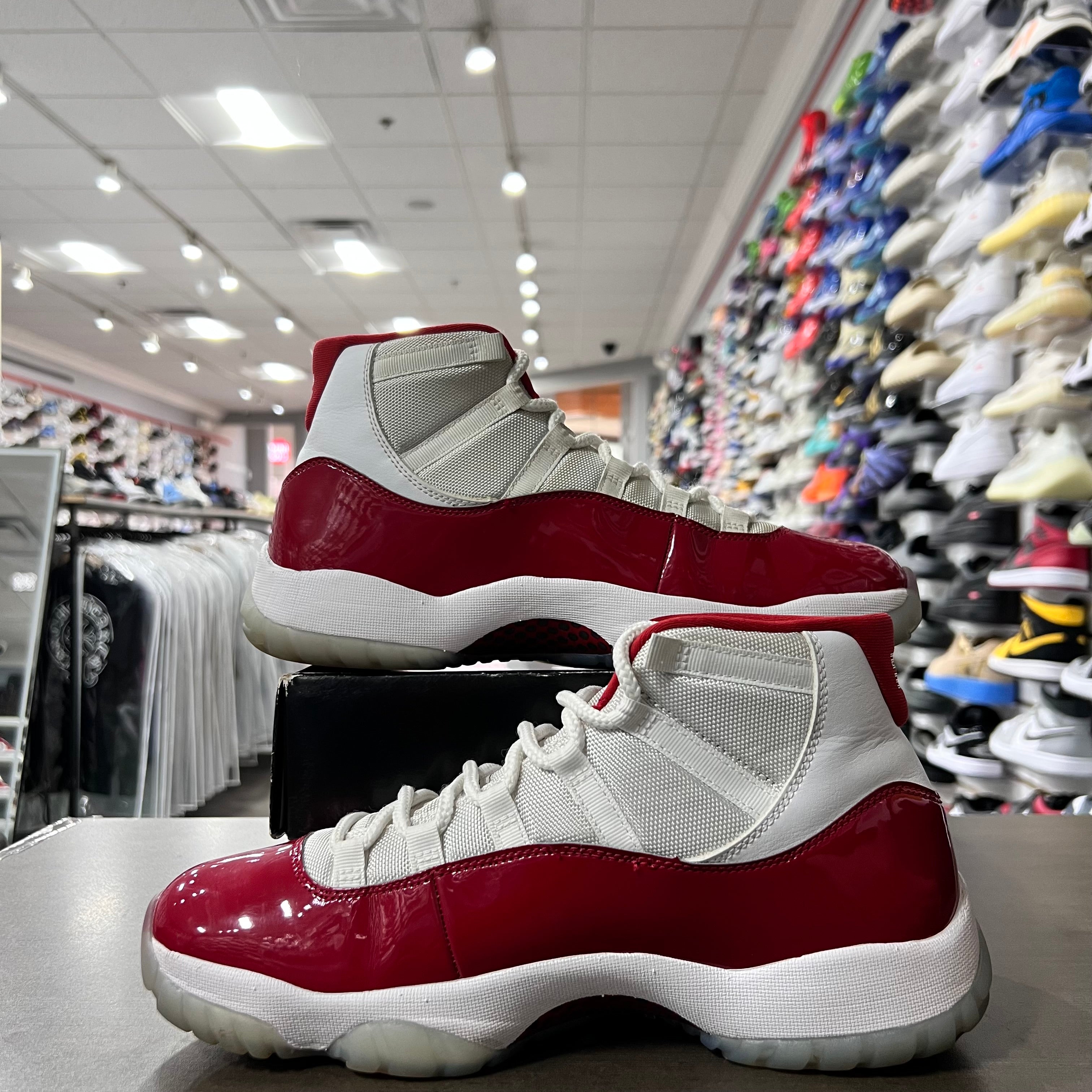 Jordan Retro 11 Mens Cherry (Lightly Worn)