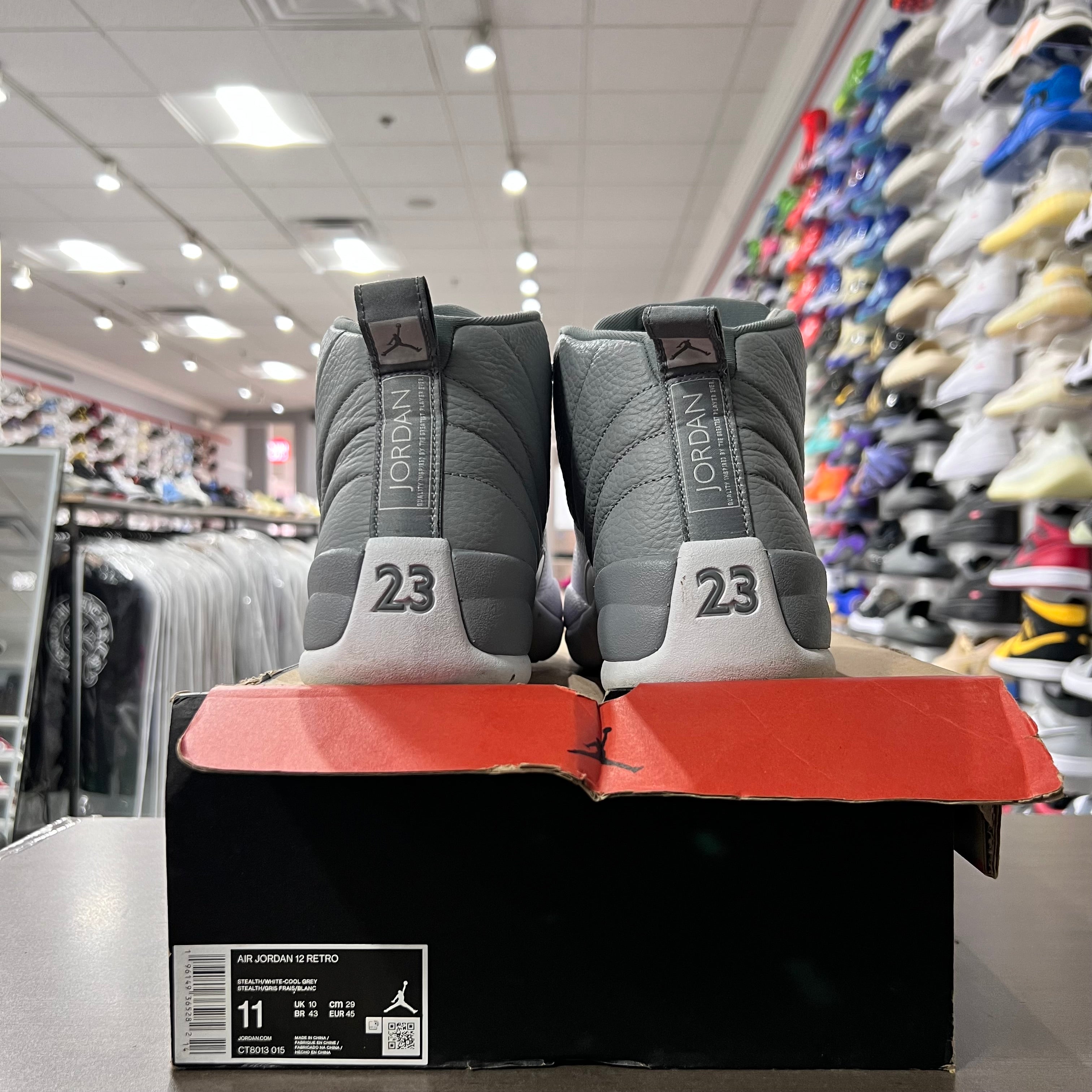Jordan Retro 12 Mens Stealth (Lightly Worn)
