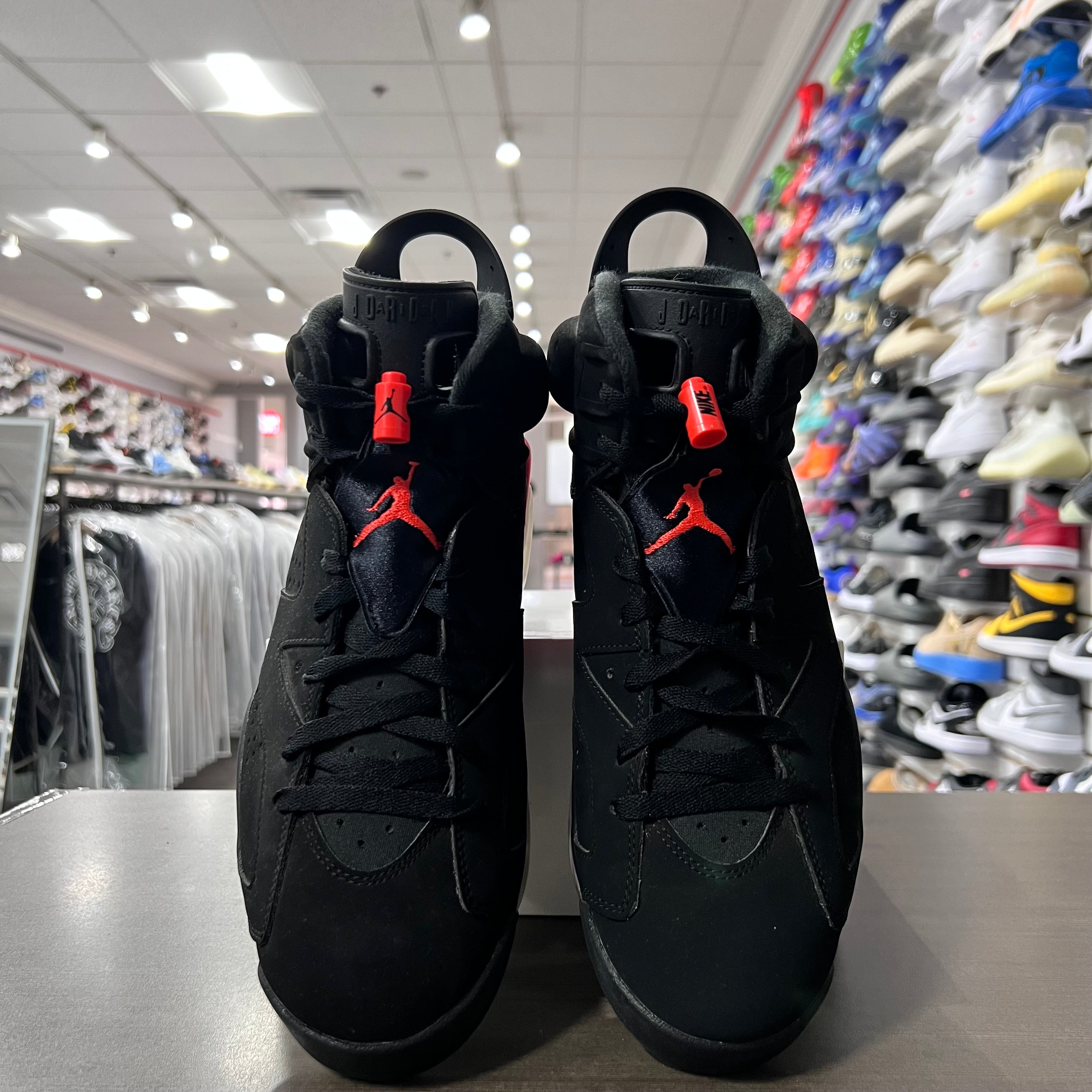 Jordan Retro 6 Mens Black Infrared (2019)(Lightly Worn+Replacement Box)