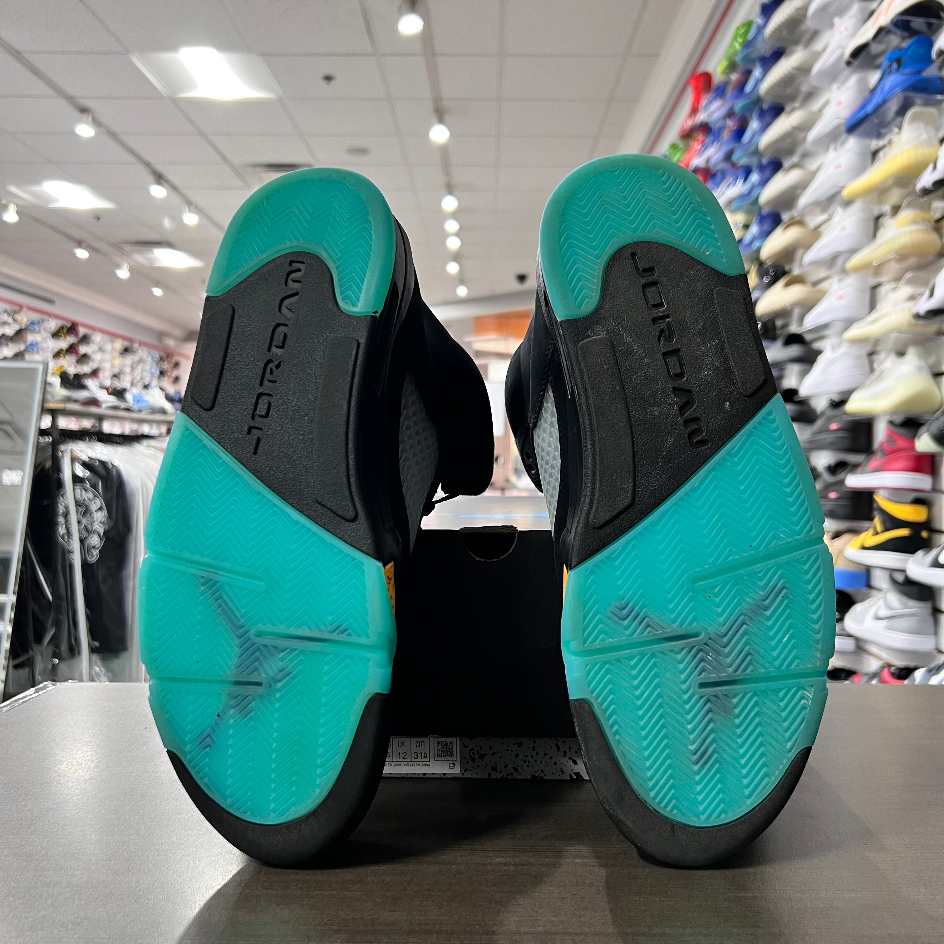 Jordan Retro 5 Mens Aqua (Lightly Worn)