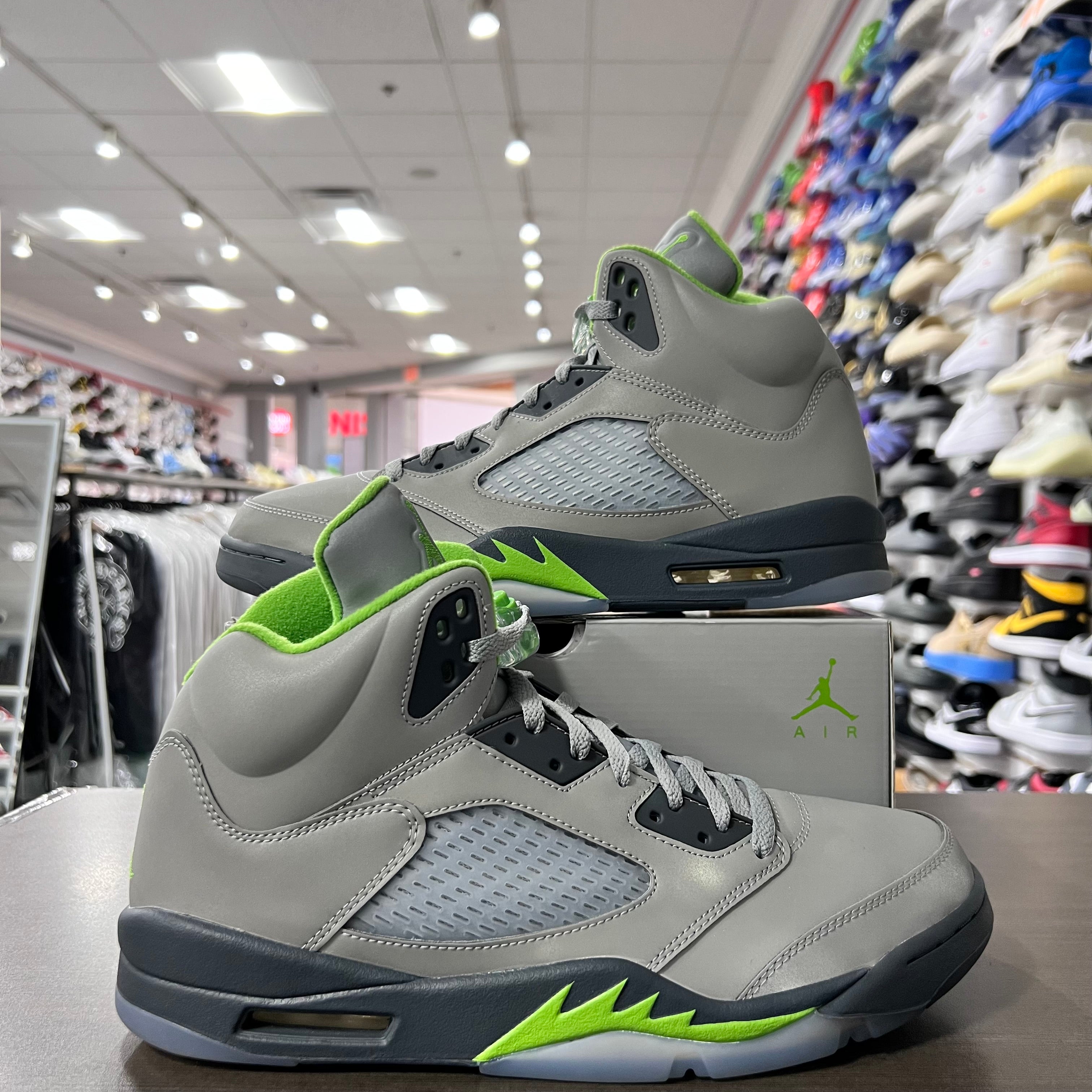 Jordan Retro 5 Mens Green Bean (Lightly Worn)