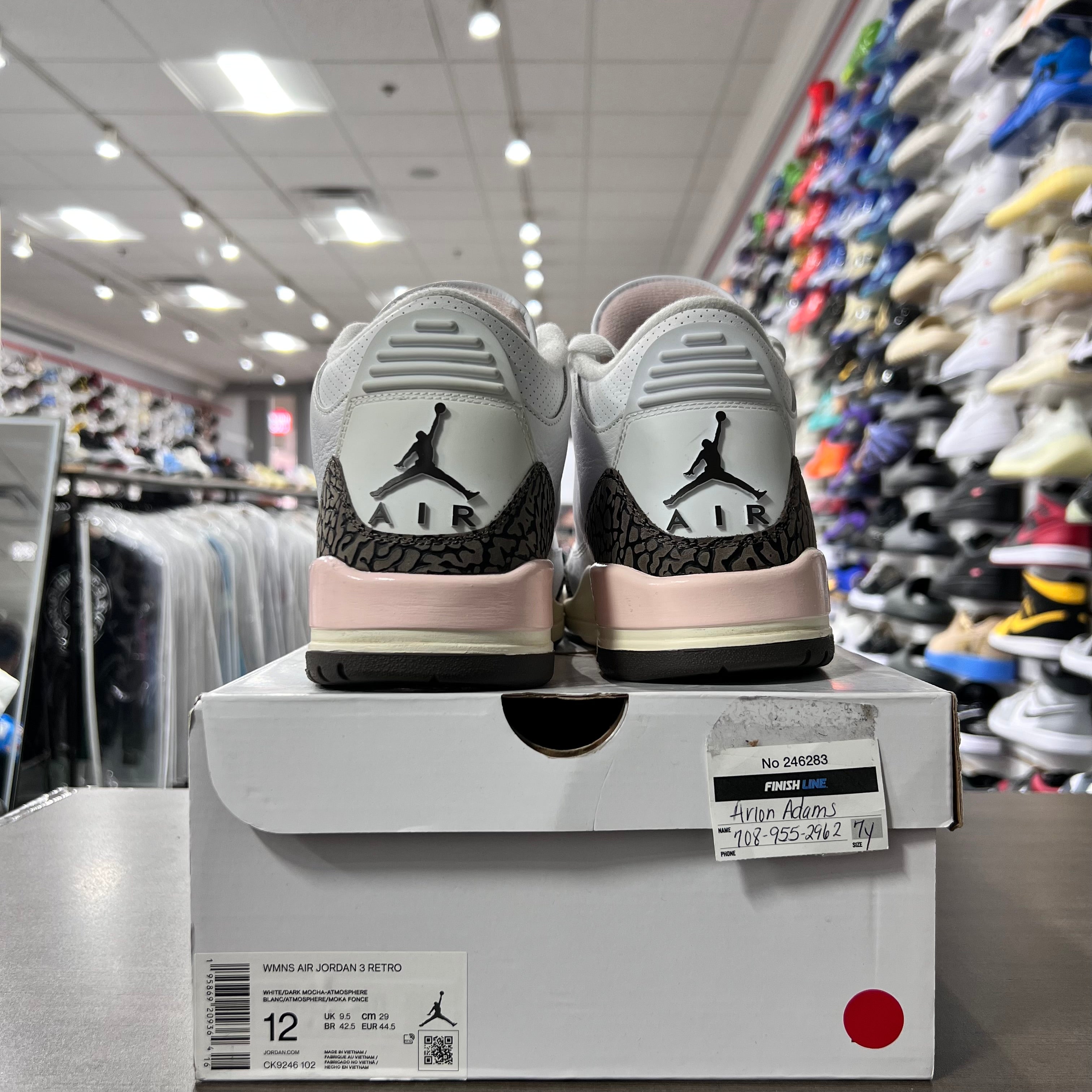 Jordan Retro 3 Womens Neapolitan (Lighty Worn)