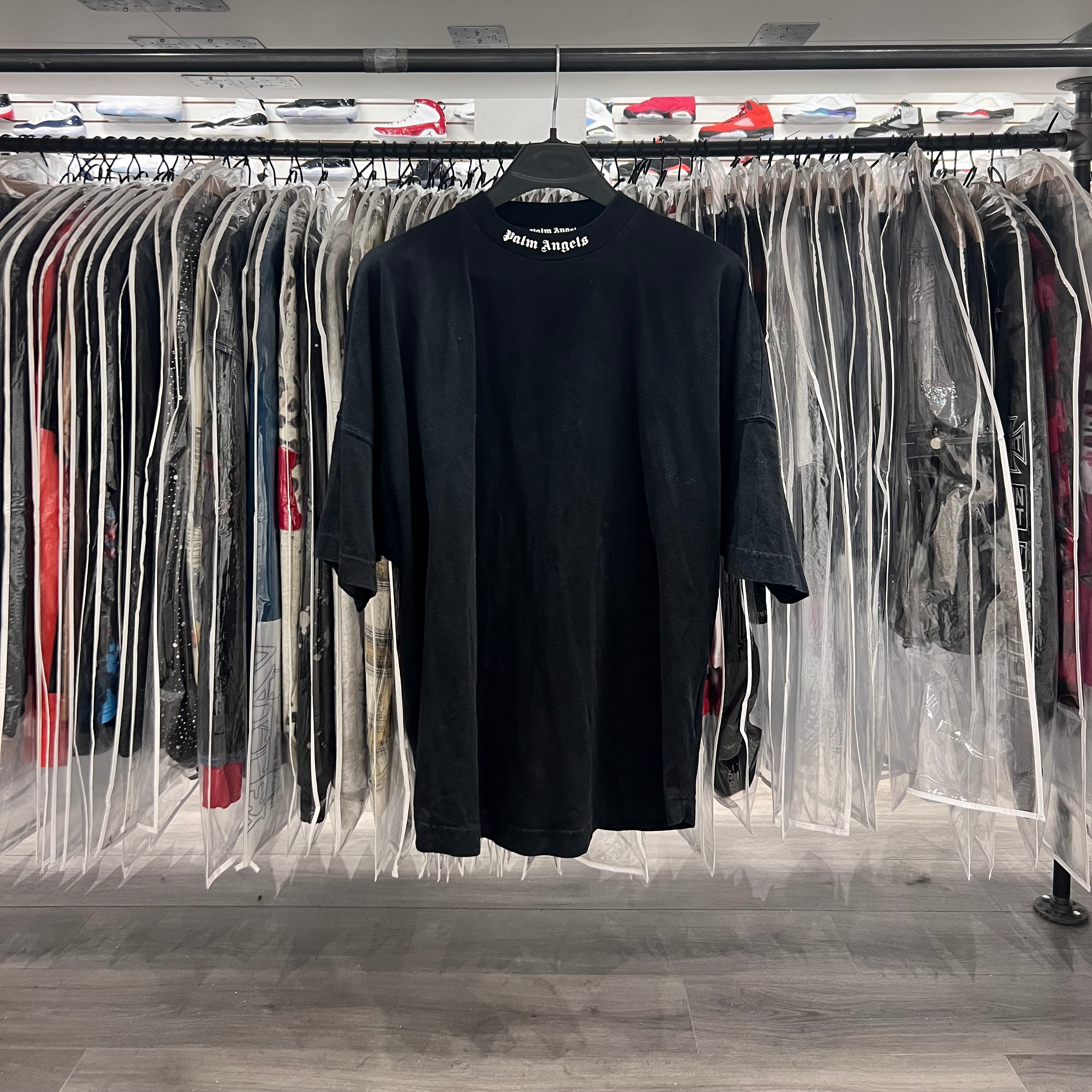 Palm Angels Shoulder Logo Tee (Lightly Worn)