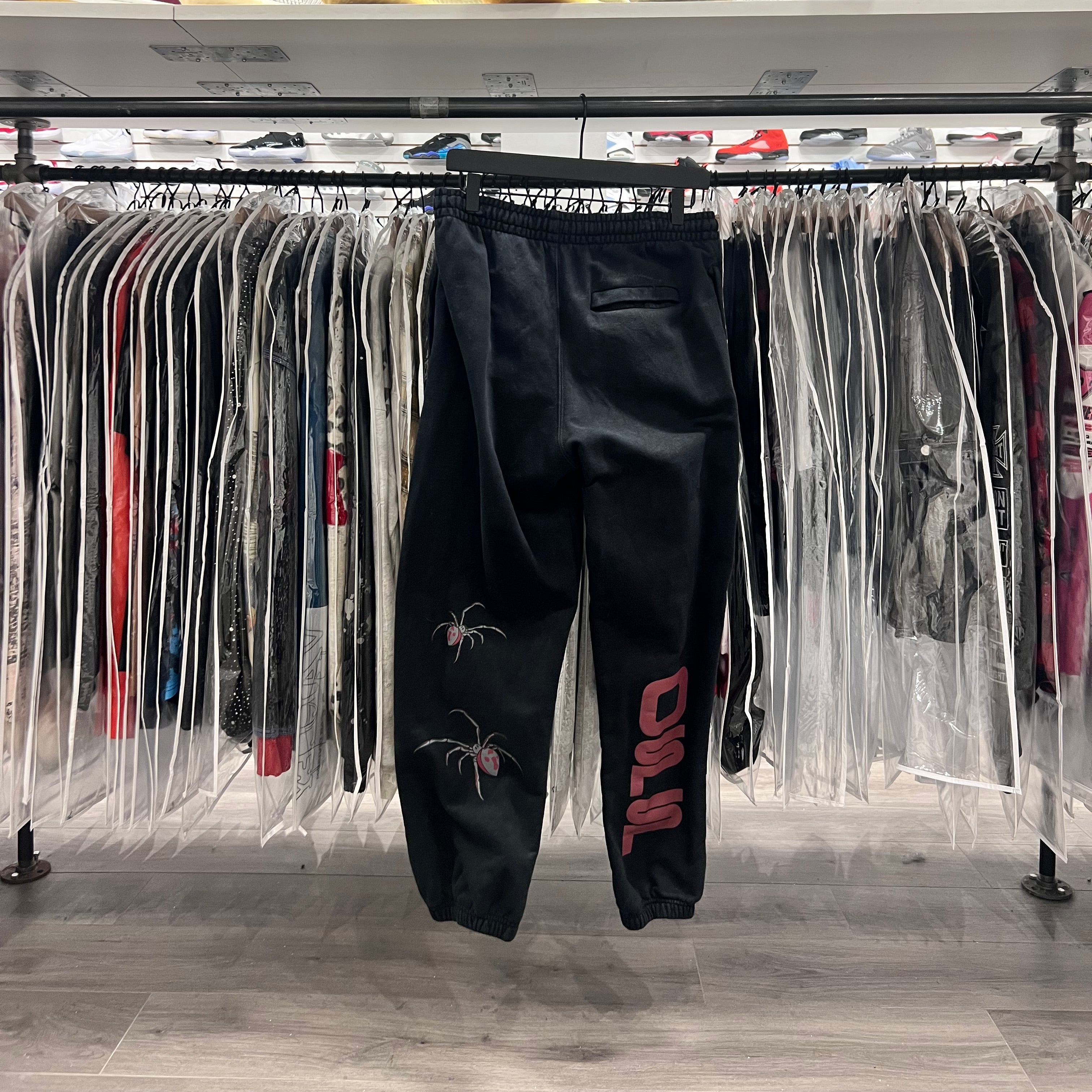 Off White Spider Logo Joggers Black (Lightly Worn)