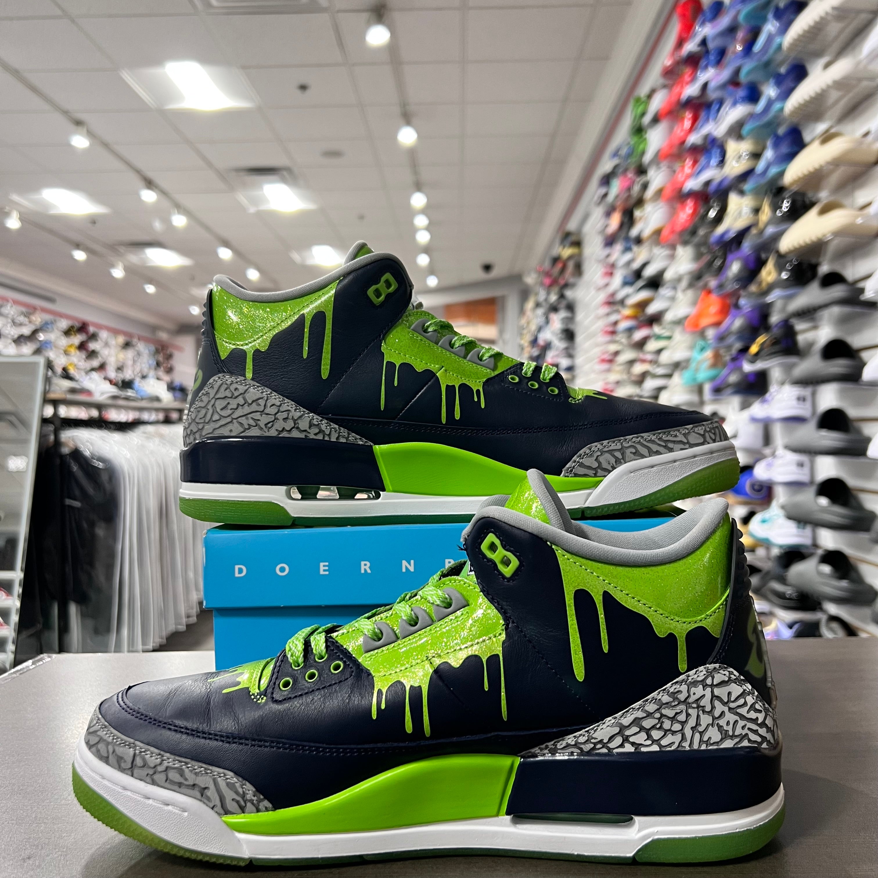 Jordan Retro 3 Mens Doernbecher Hugo (Lightly Worn)