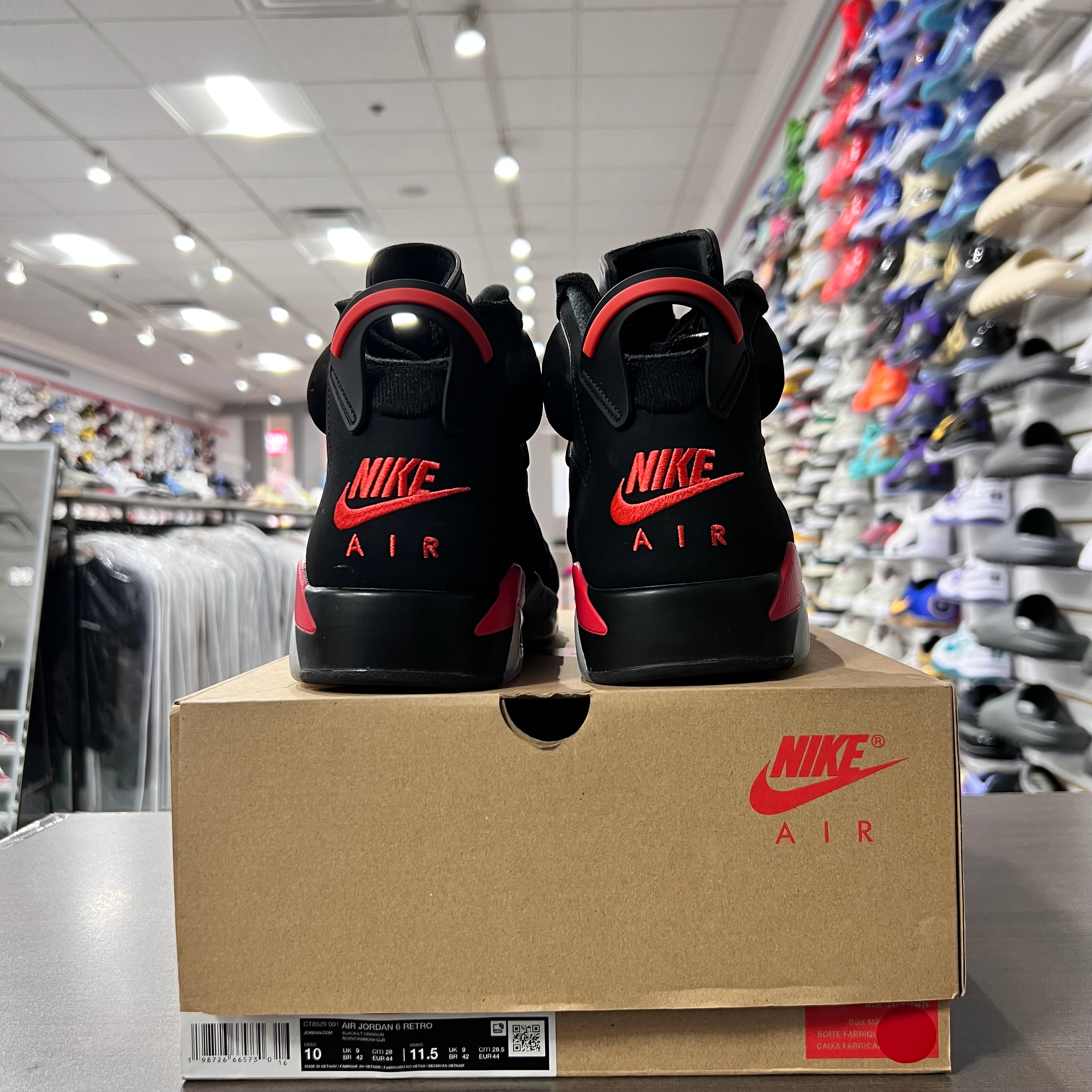 Jordan Retro 6 Mens Infrared Salesman (Lightly Worn)