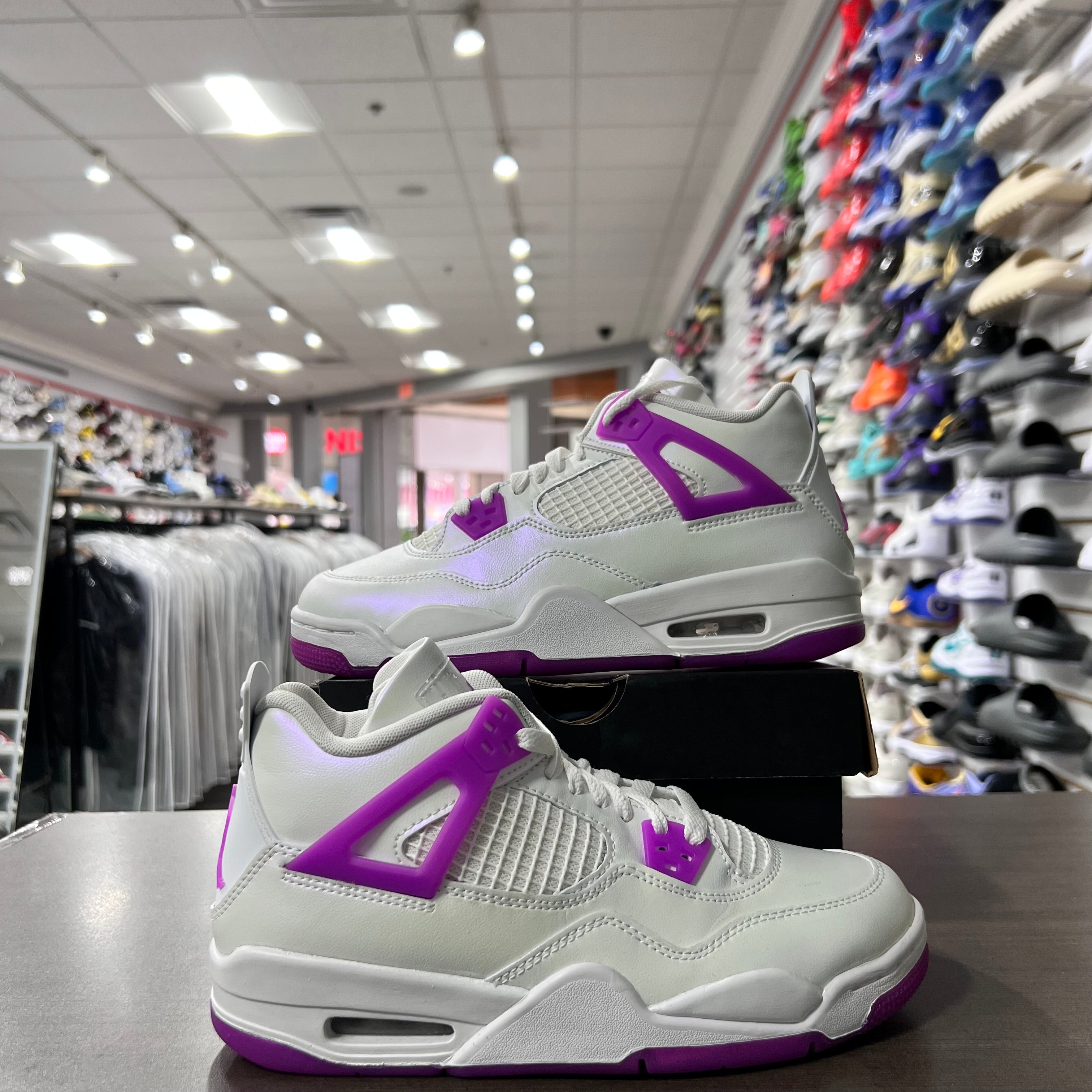 Jordan Retro 4 Gs Hyper Violet (Lightly Worn)