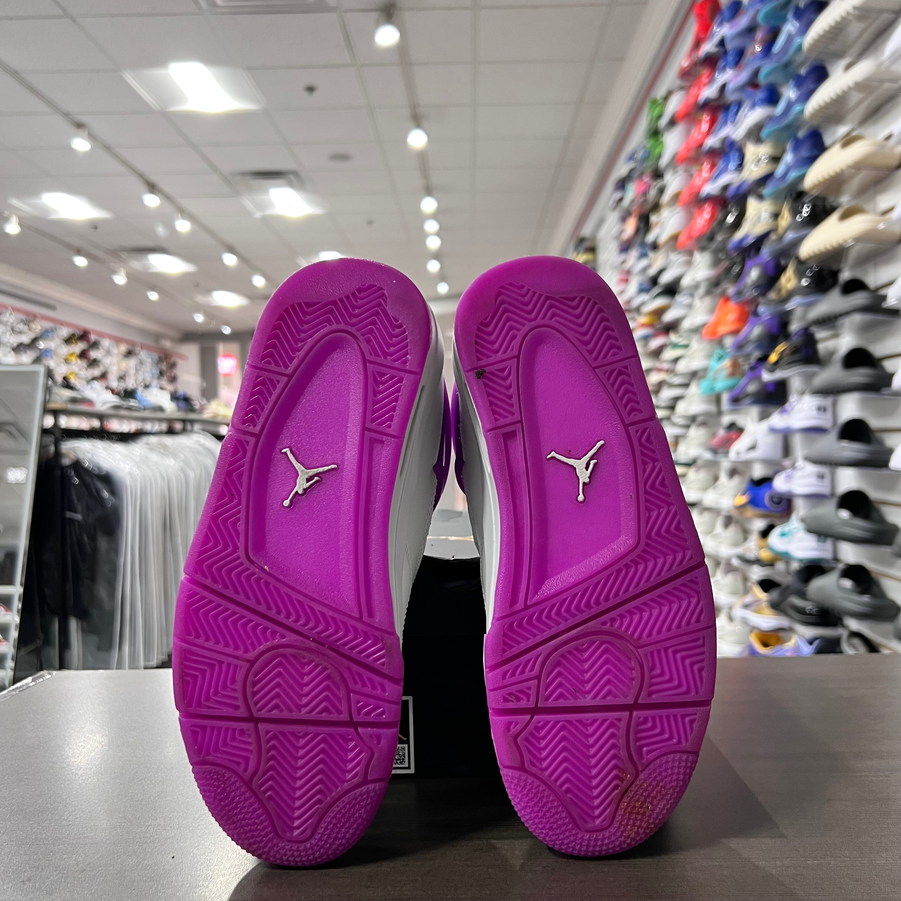 Jordan Retro 4 Gs Hyper Violet (Lightly Worn)