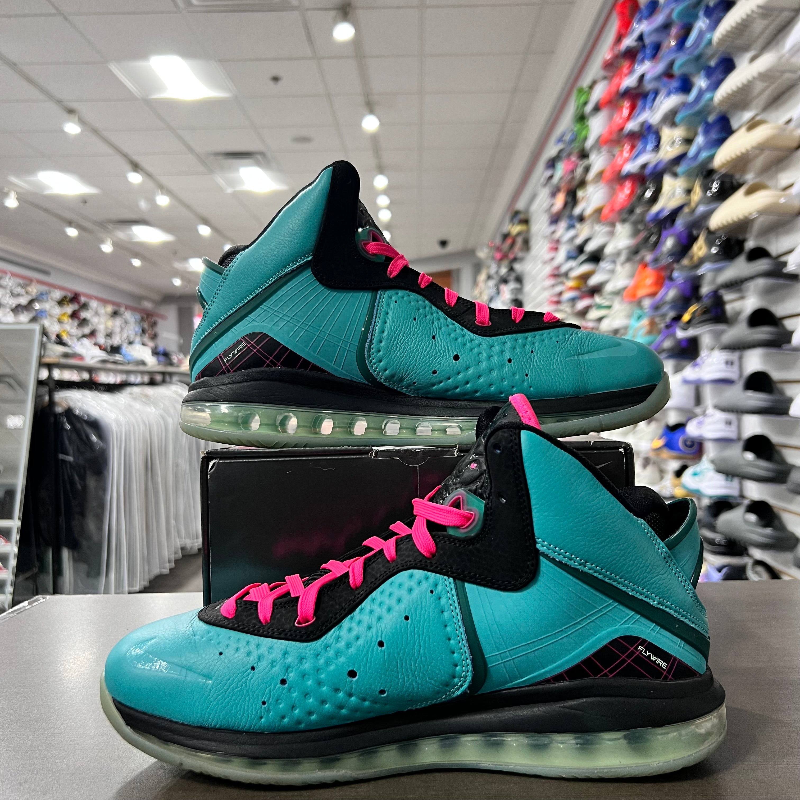 Nike LeBron 8 Mens South Beach (2021)(Lightly Worn)