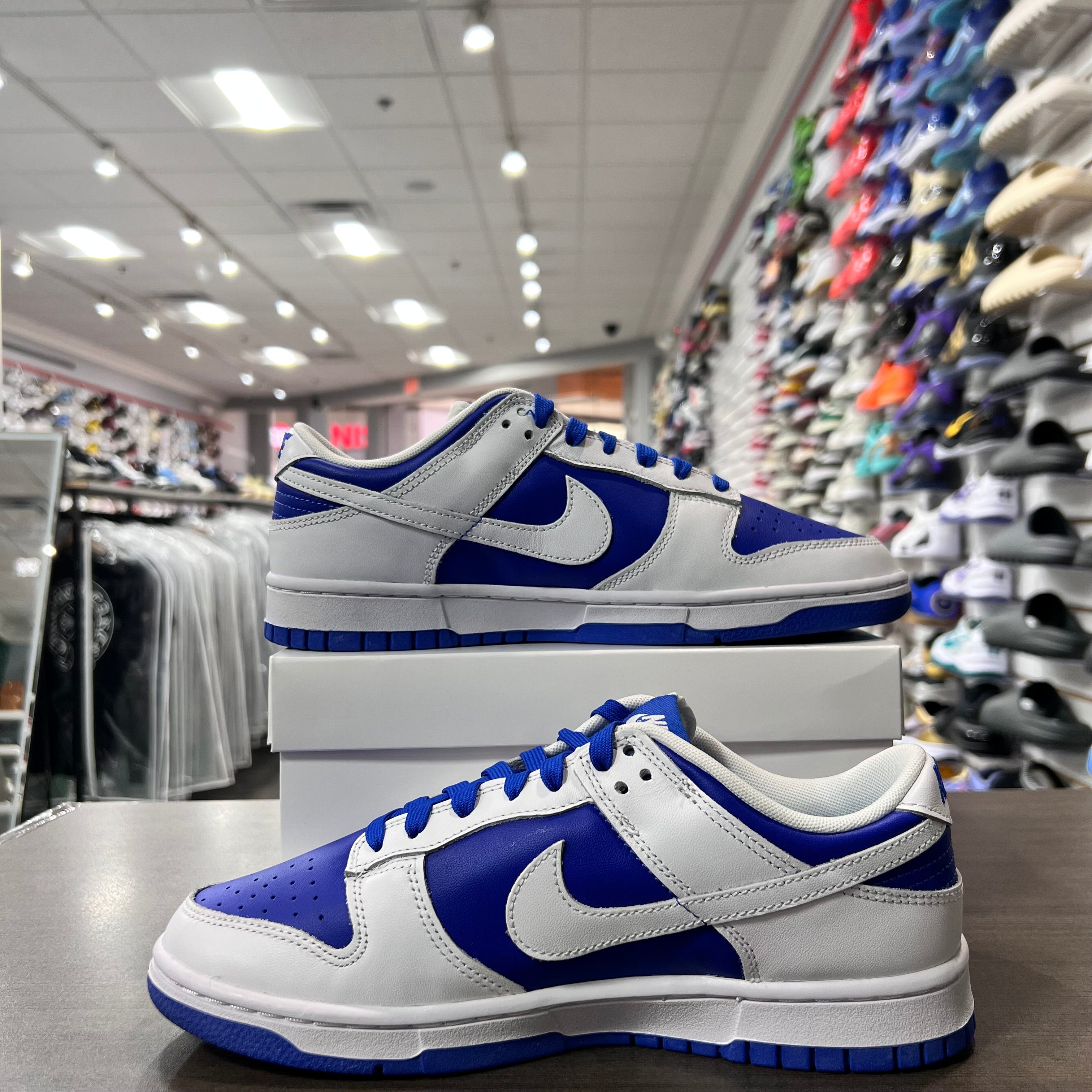 Nike Dunk Low Mens Racer Blue (Lightly Worn+Replacement Box)