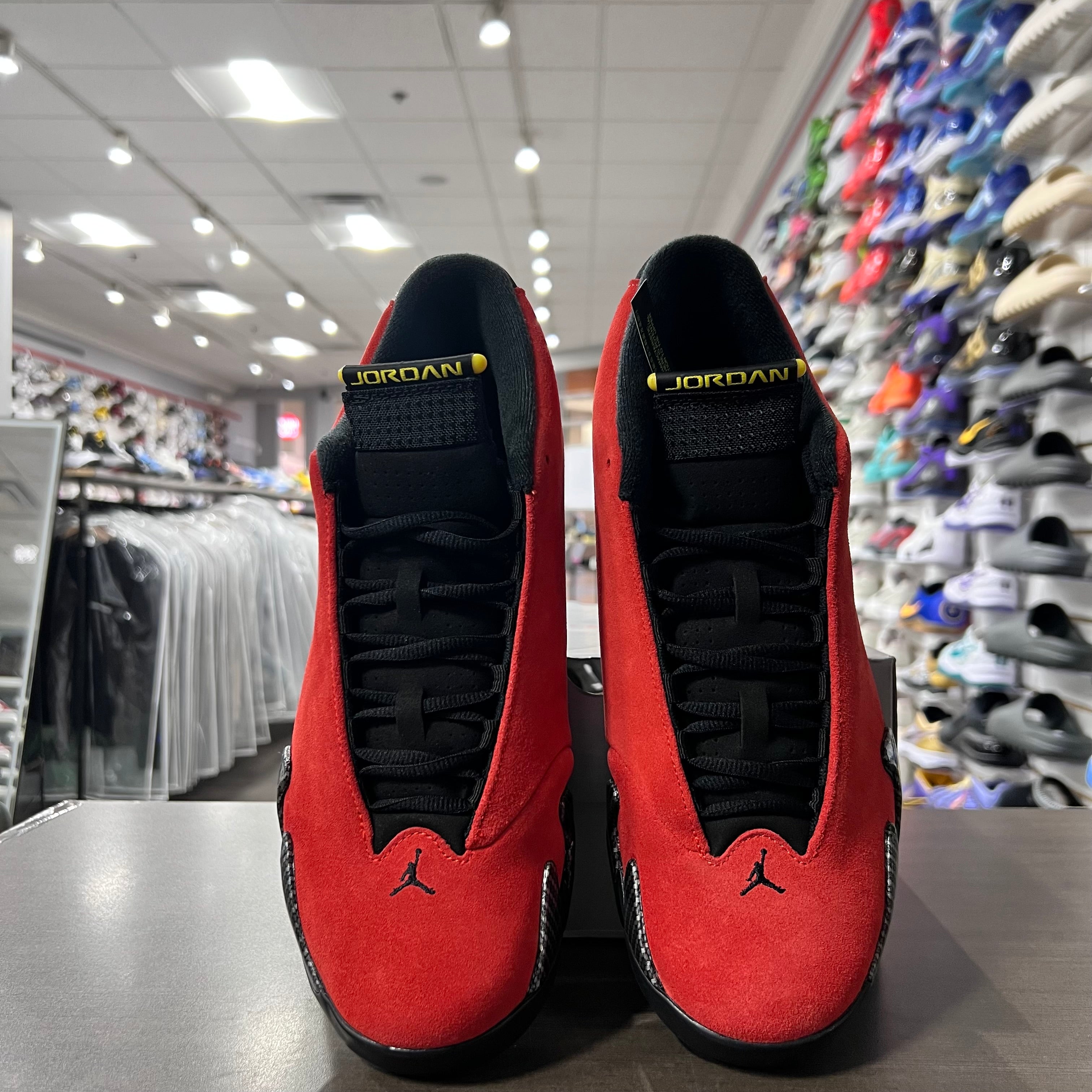 Jordan Retro 14 Mens Ferrari (2025)(Lightly Worn)