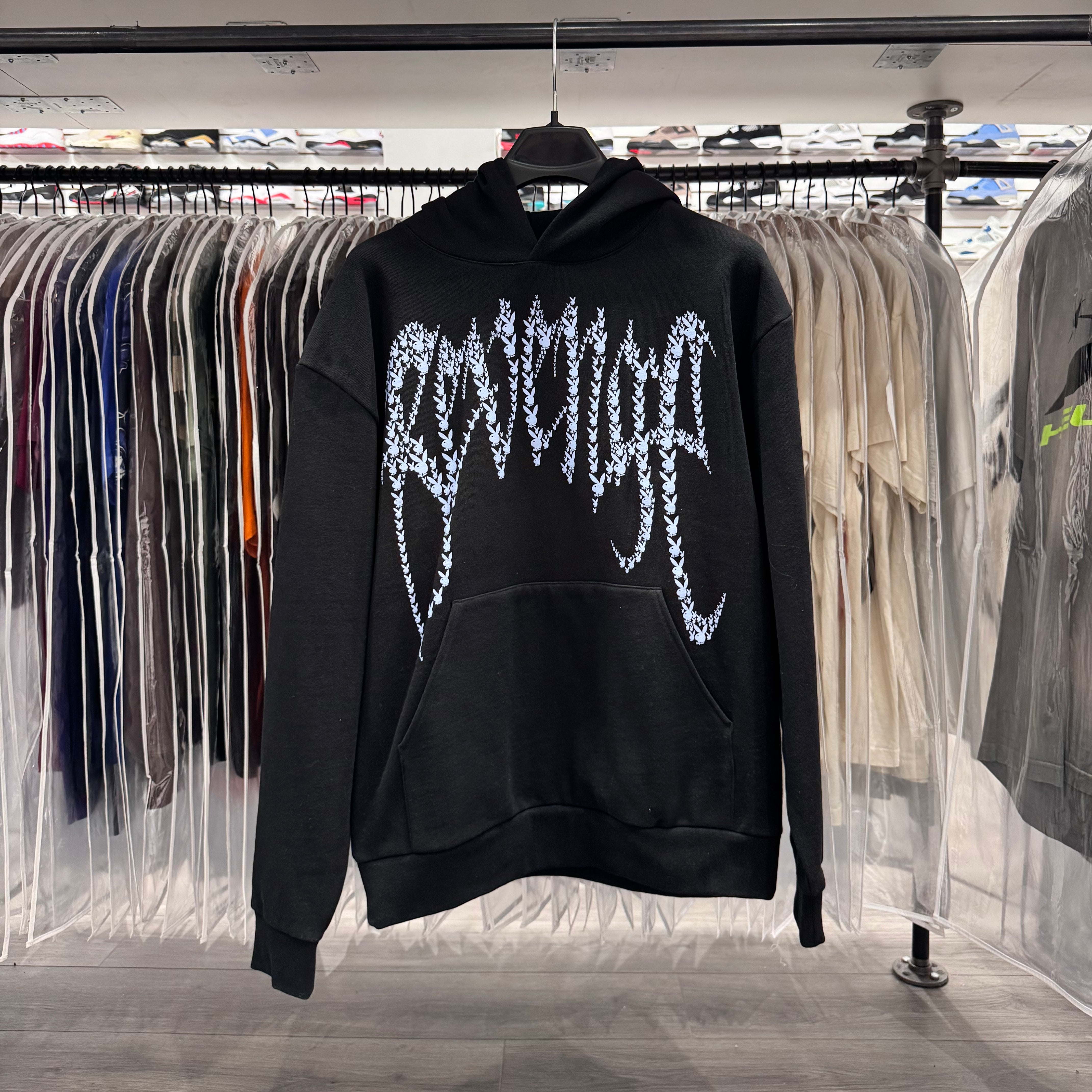 Revenge Playboy Hoodie Black