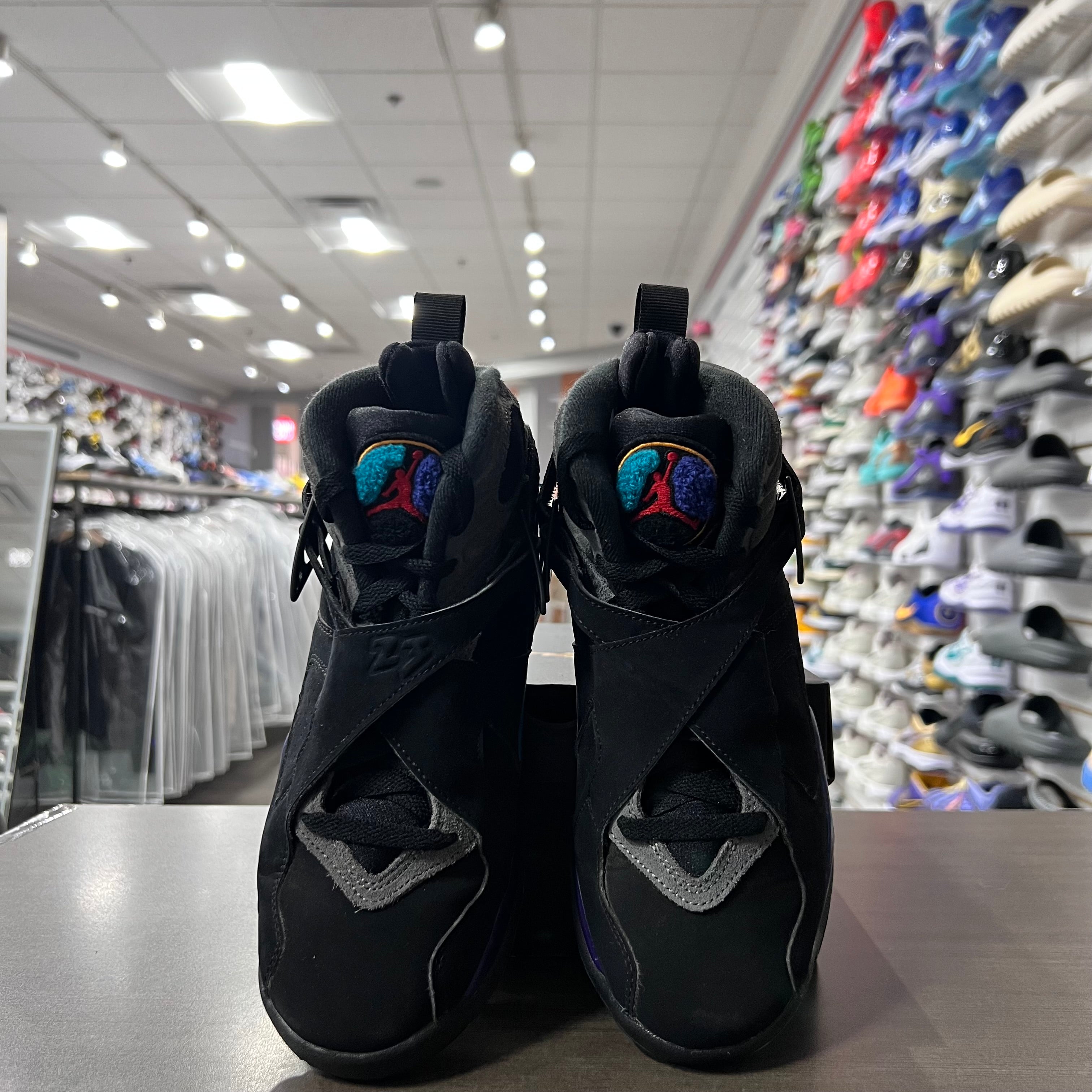 Jordan Retro 8 Gs Aqua (Lightly Worn)