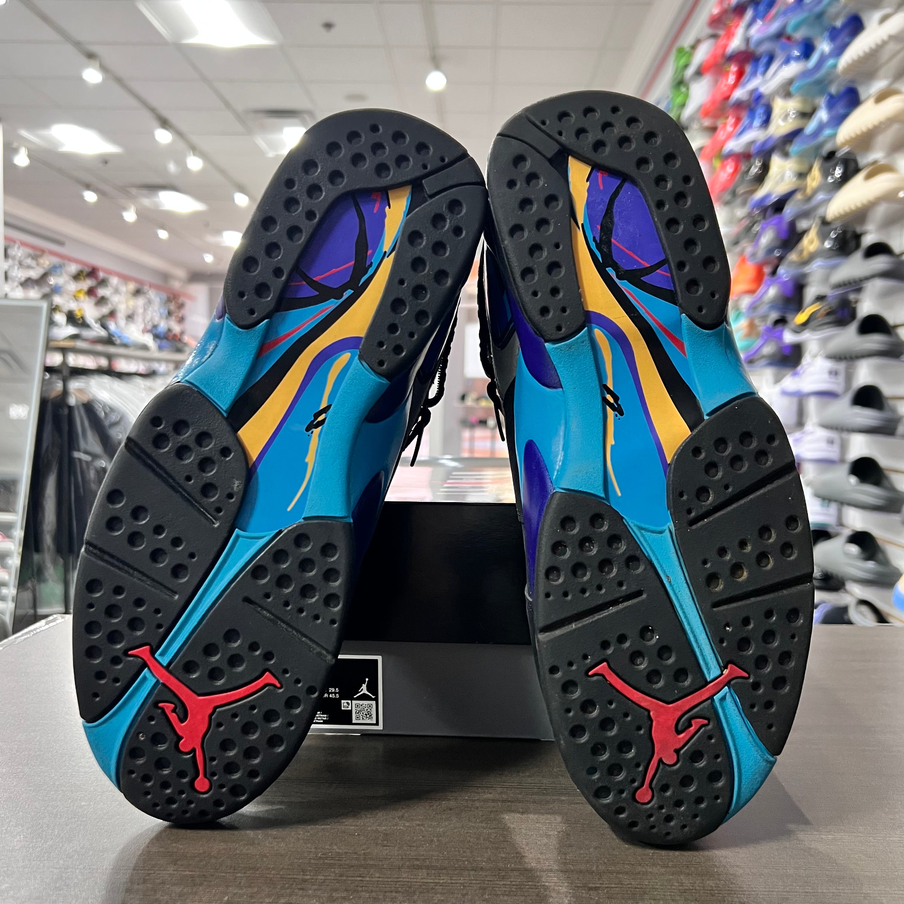 Jordan Retro 8 Mens Aqua (2025)(Lightly Worn)