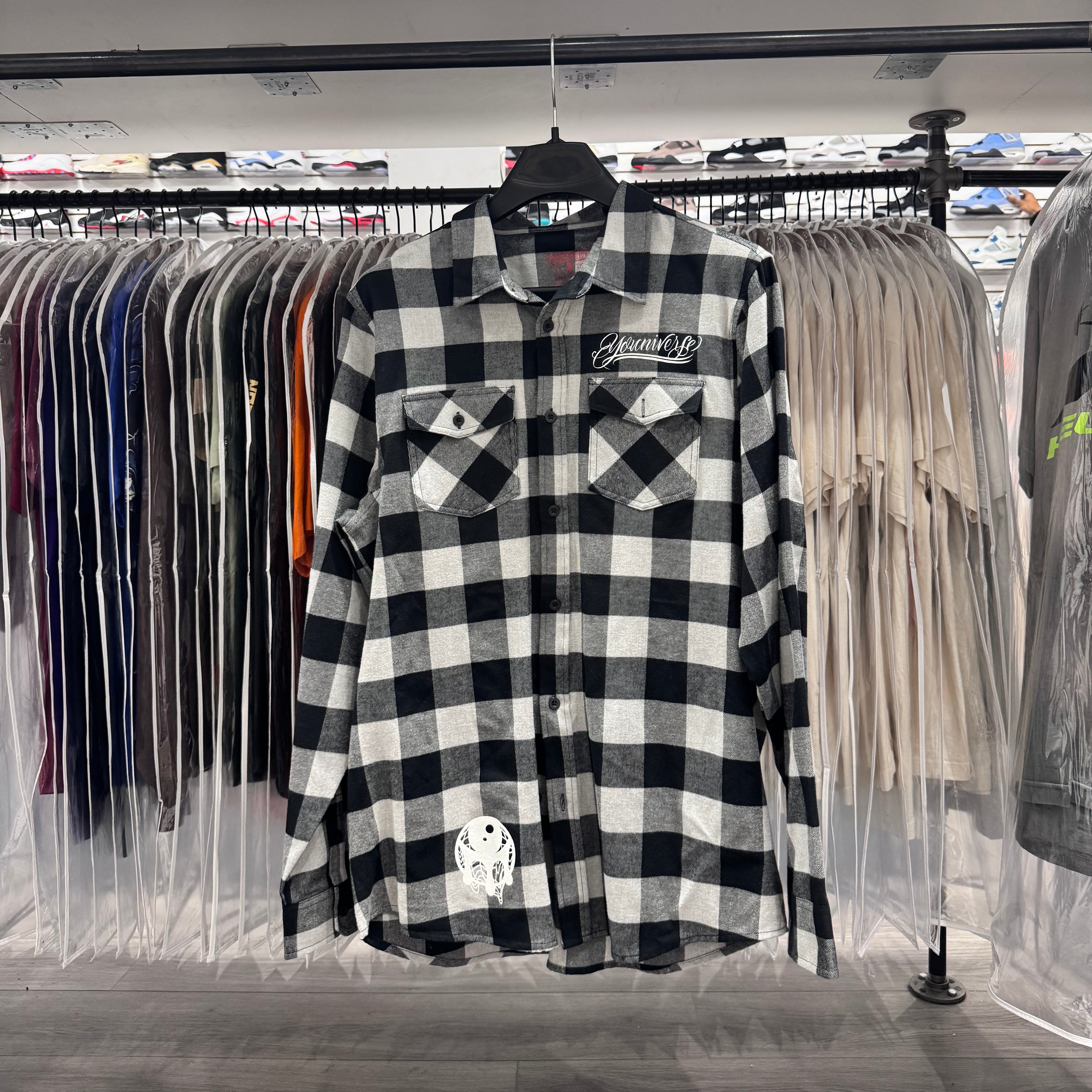 Universe Flannel Black